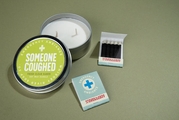 Someone Coughed Emergency Ambiance Travel Tin
