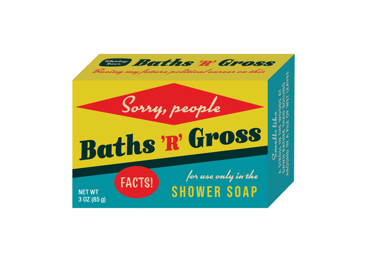 Baths 'R' Gross Boxed Bar Soap Whiskey River Soap Co.