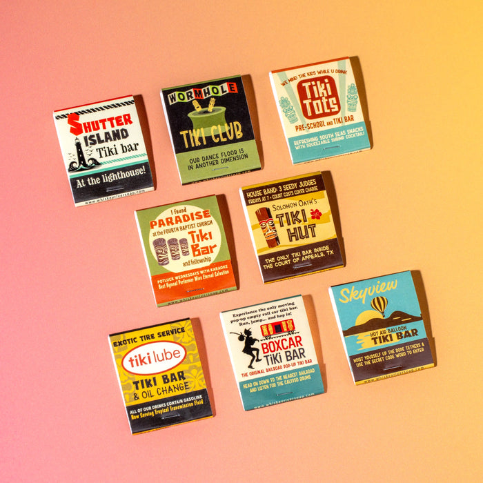 TIKI BAR MATCHBOOKS