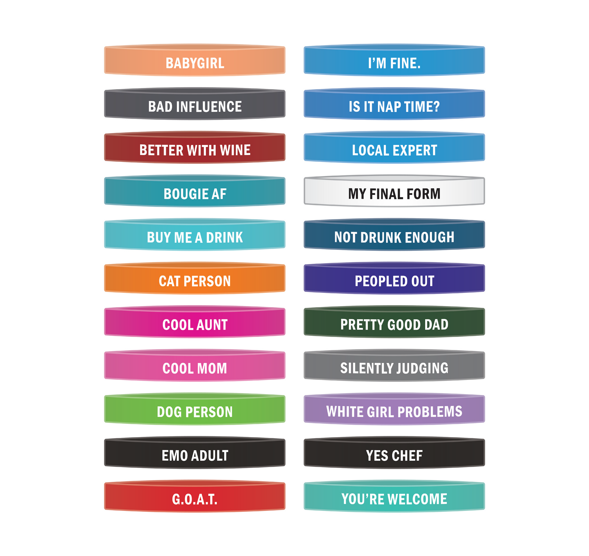 "Petty Bitch" Awareness Band