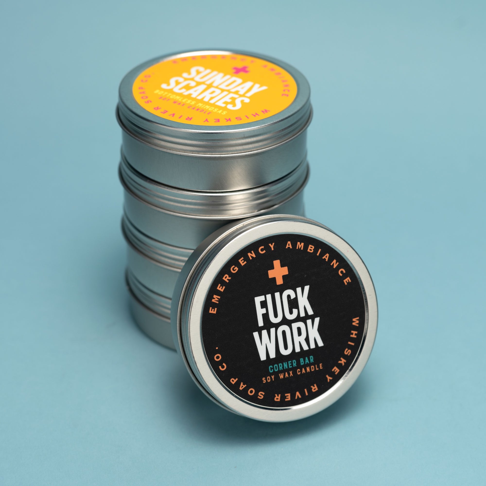 Fuck Work Emergency Ambiance Travel Tin