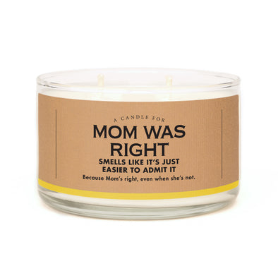 A Candle for Mom Was Right
