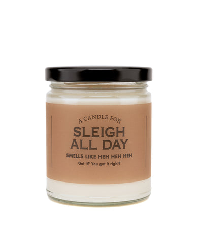 A Candle for Sleigh All Day - HOLIDAY