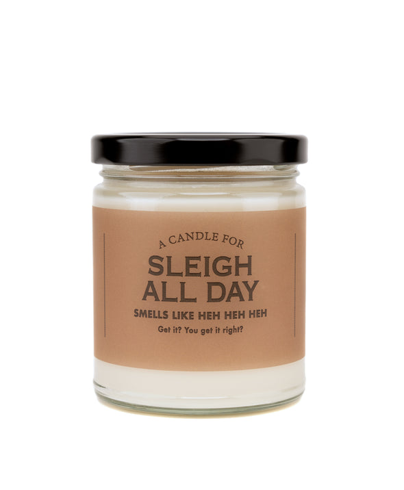 A Candle for Sleigh All Day - HOLIDAY