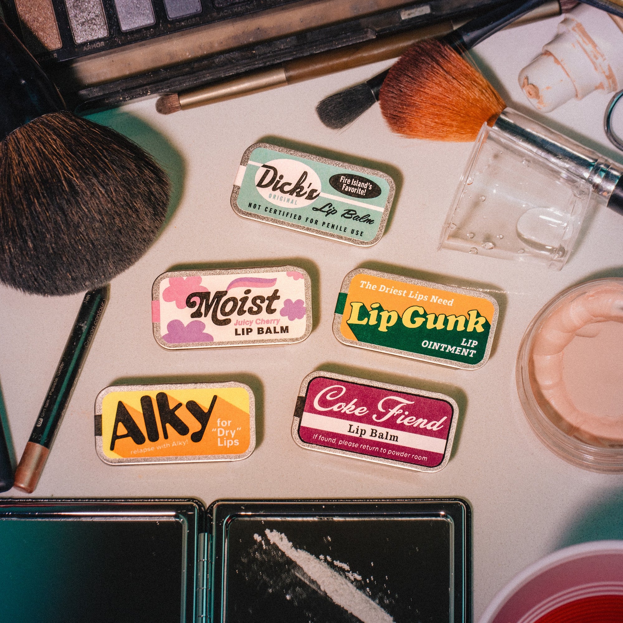 "Coke Fiend" Old School Lip Balm Tin