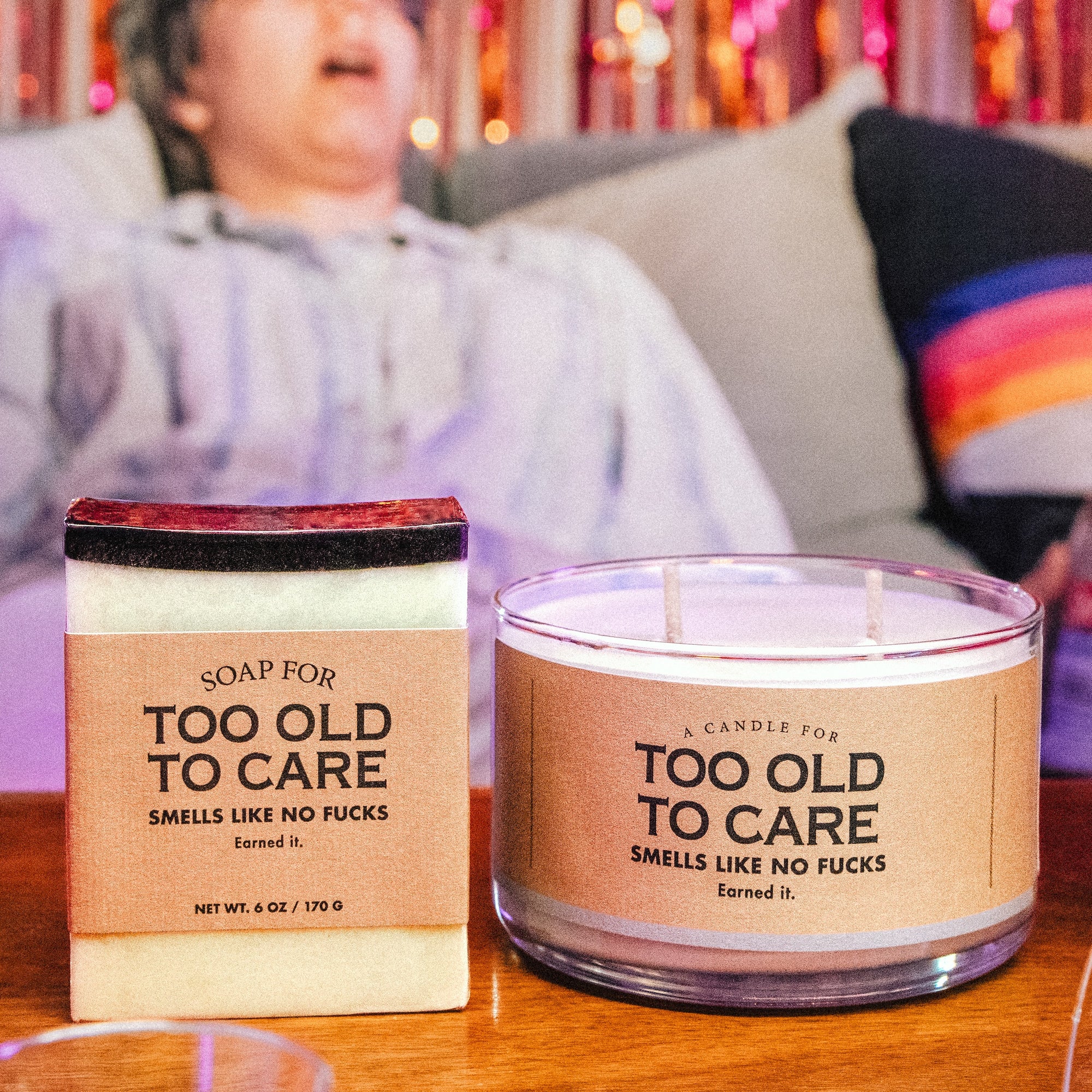 Soap for Too Old to Care