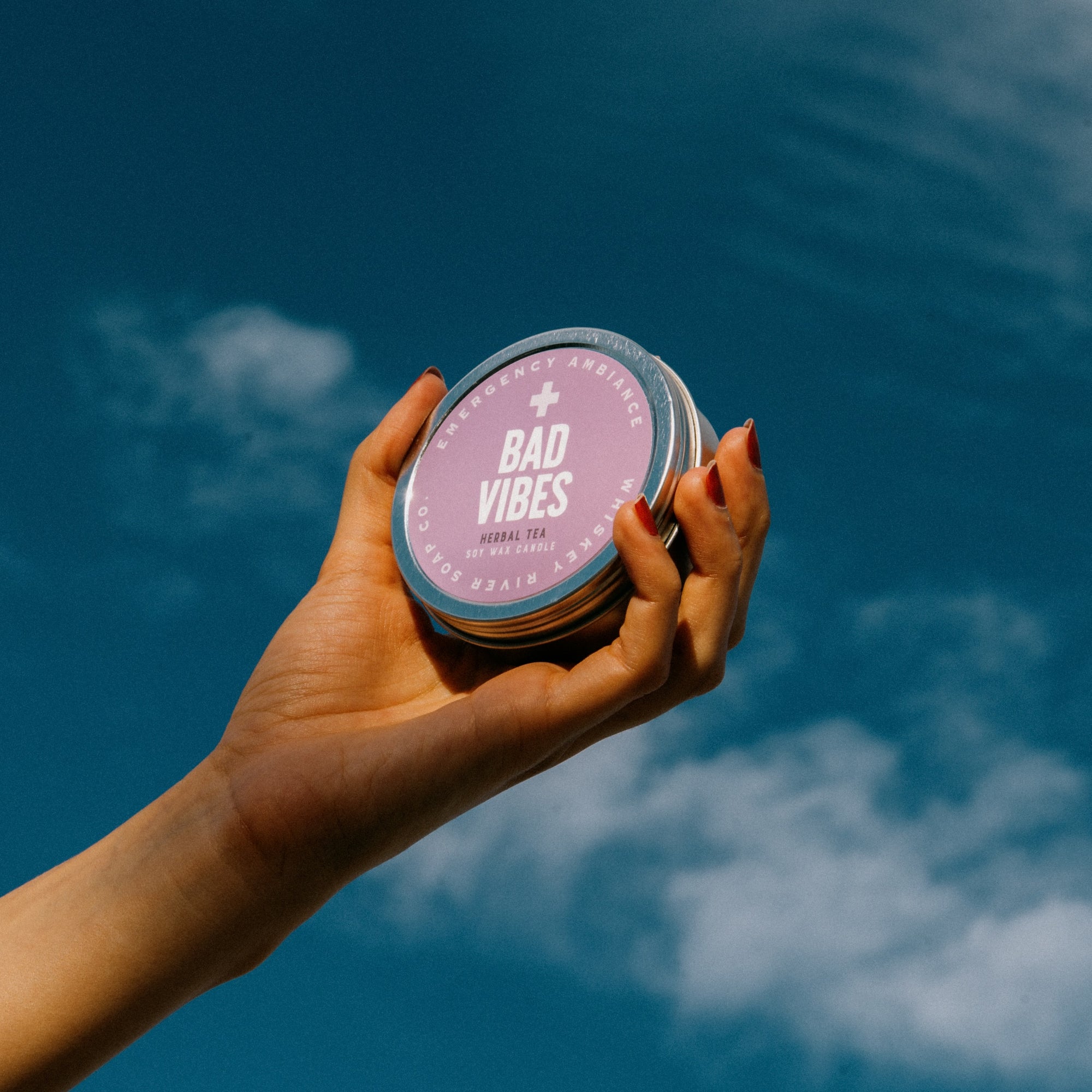 Bad Vibes Emergency Ambiance Travel Tin