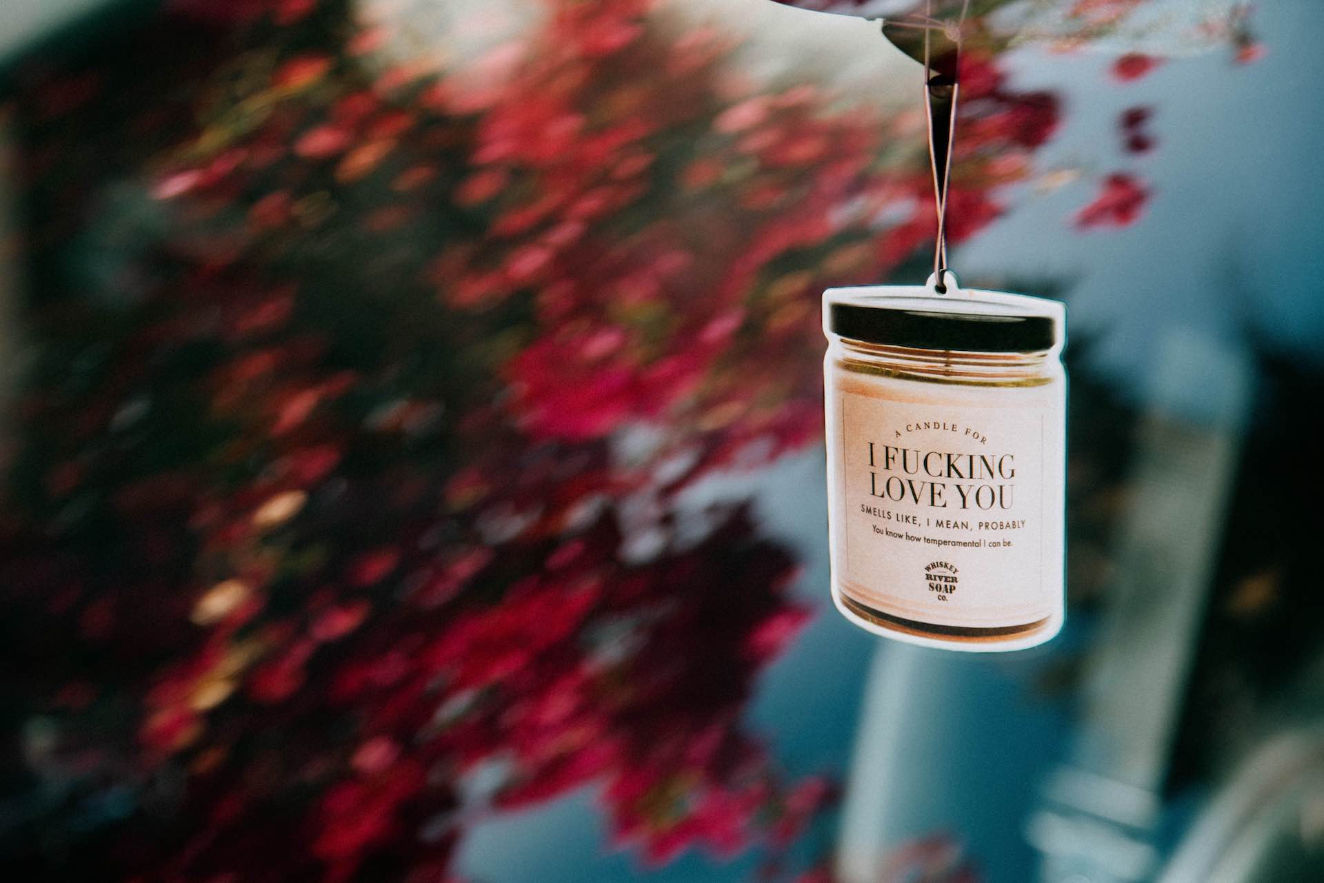 I Fucking Love You WTF Air Freshener - Air Freshener