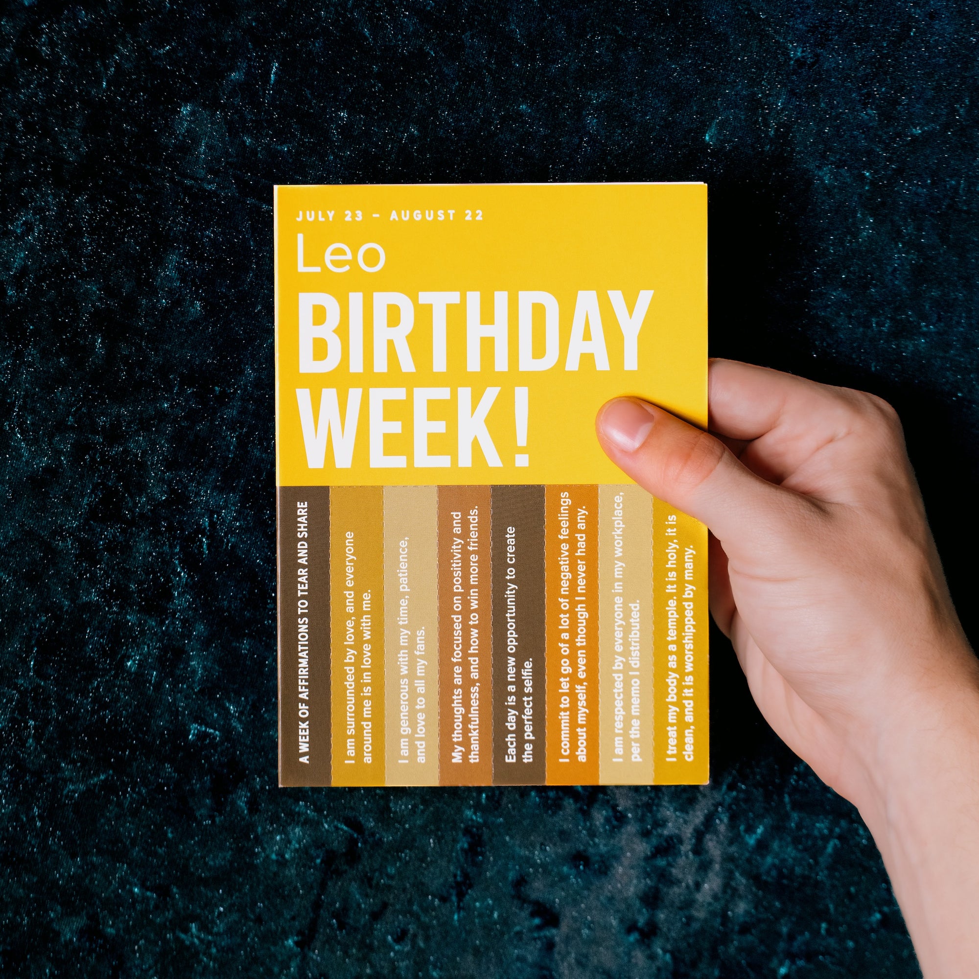 Leo Astrology Greeting Card