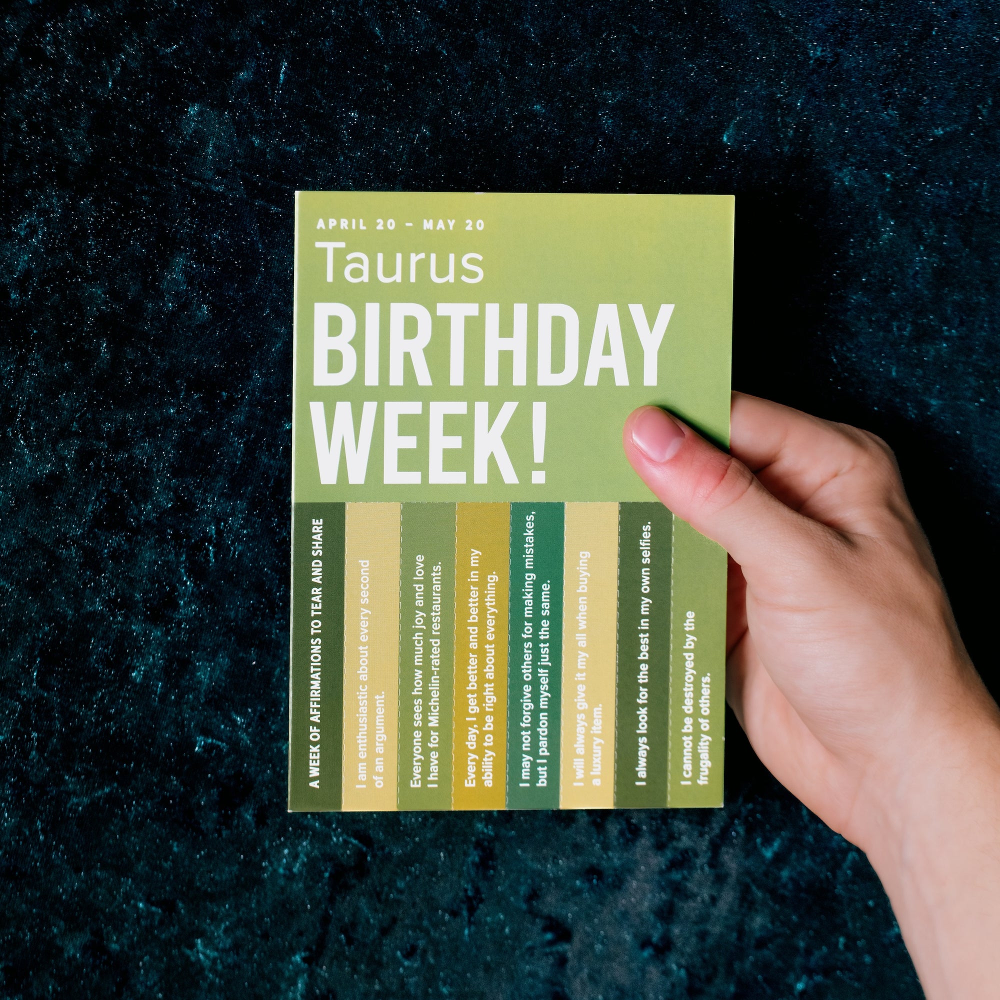 Taurus Astrology Greeting Card