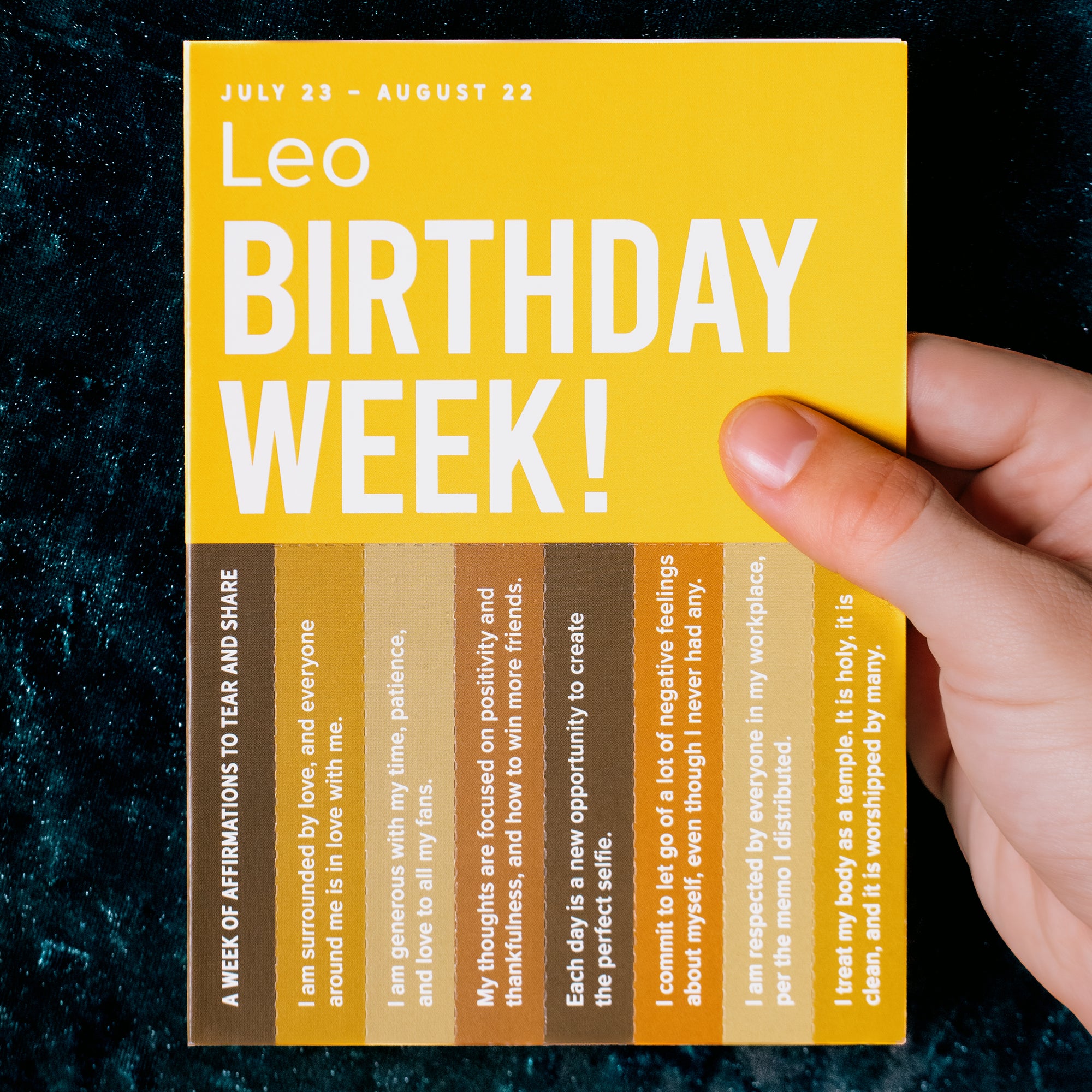 Leo Astrology Greeting Card