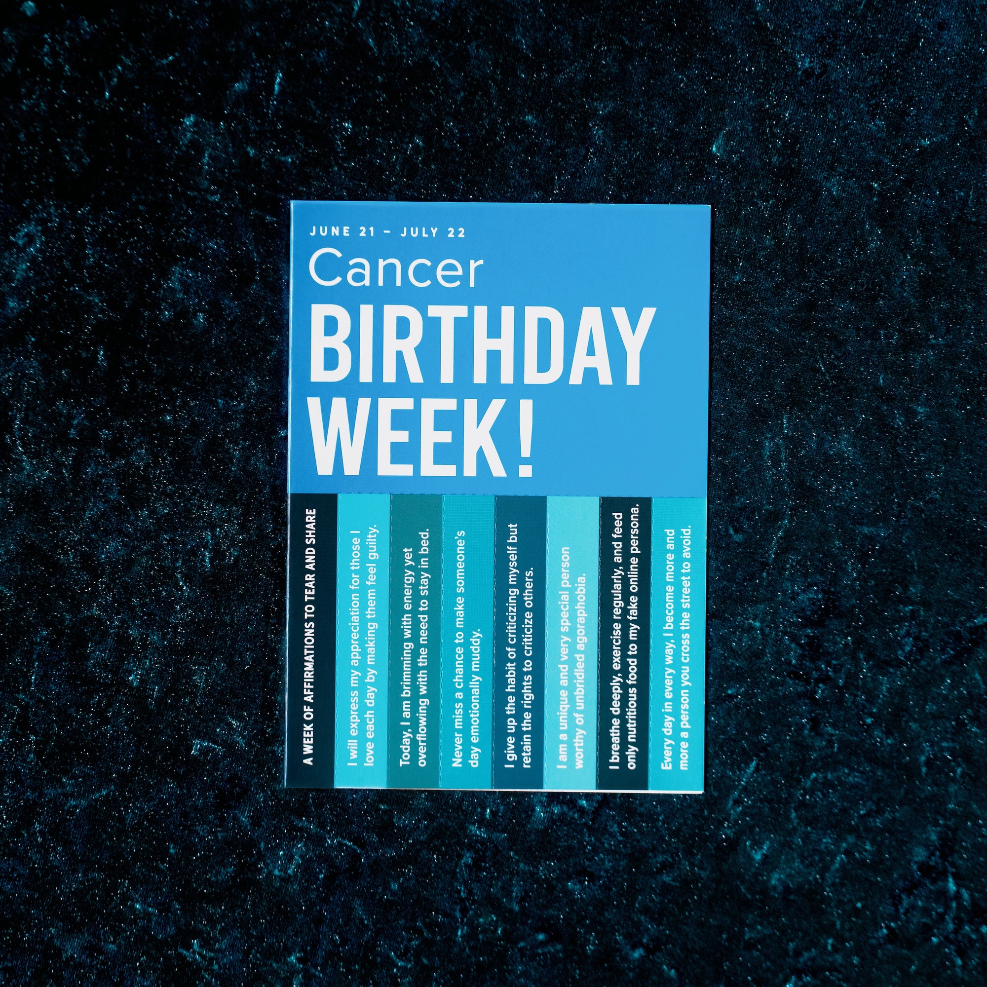 Cancer Astrology Greeting Card