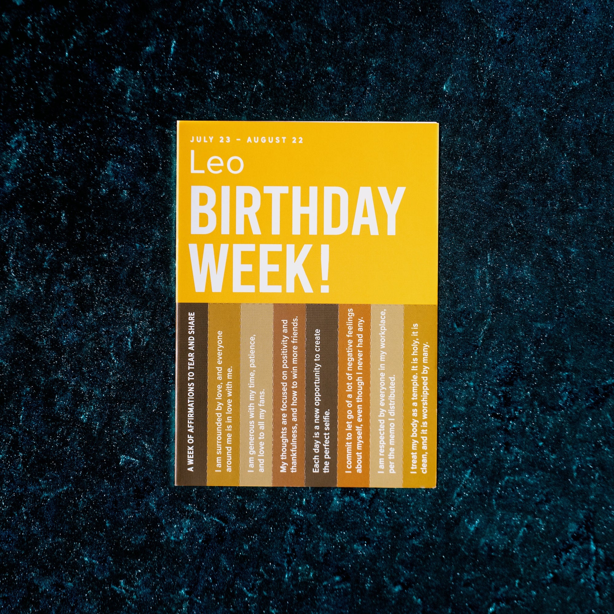 Leo Astrology Greeting Card