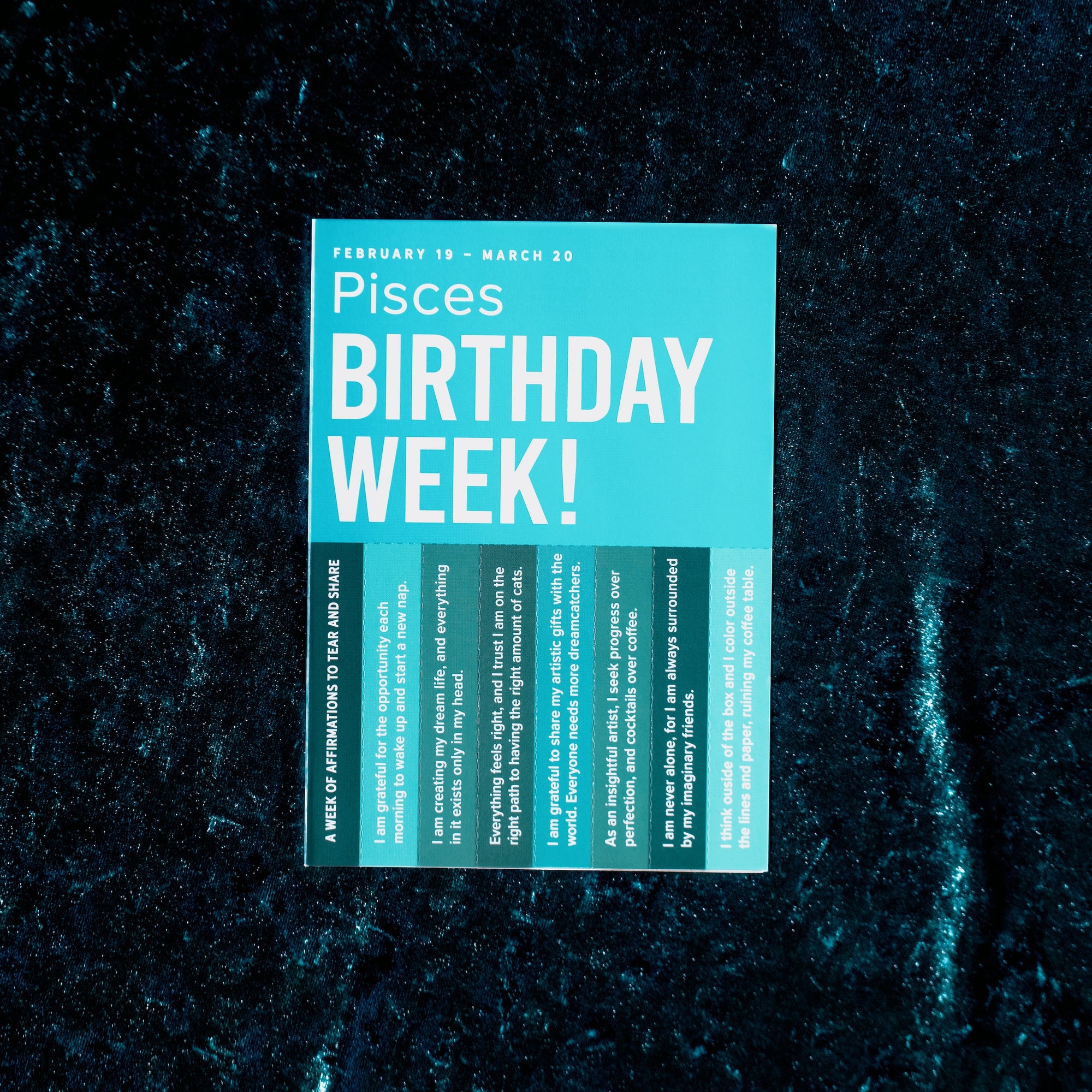 Pisces Astrology Greeting Card