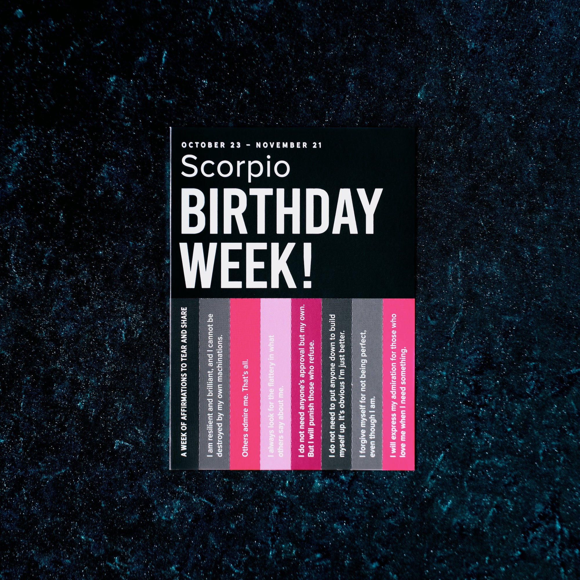 Scorpio Astrology Greeting Card