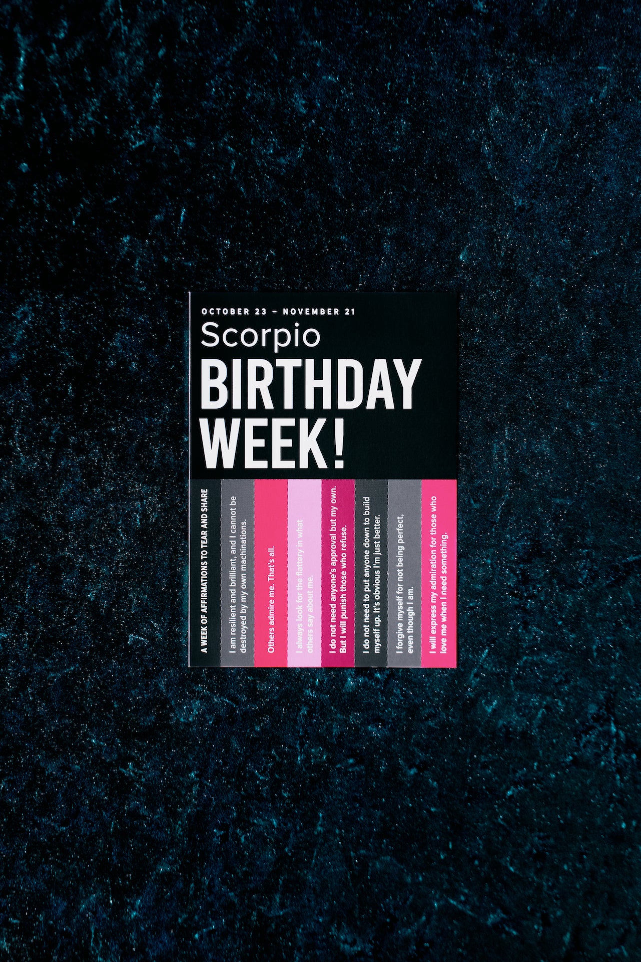 Scorpio Astrology Greeting Card - Astrology Greeting Card