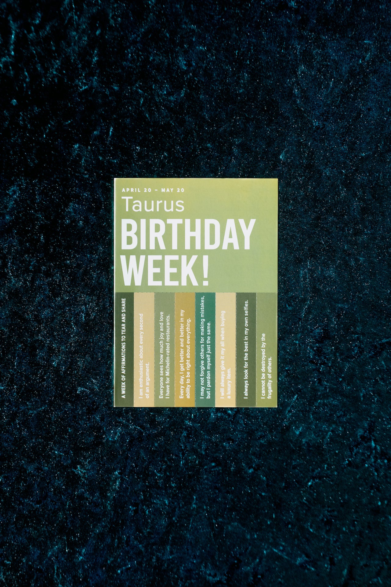 Taurus Astrology Greeting Card - Astrology Greeting Card