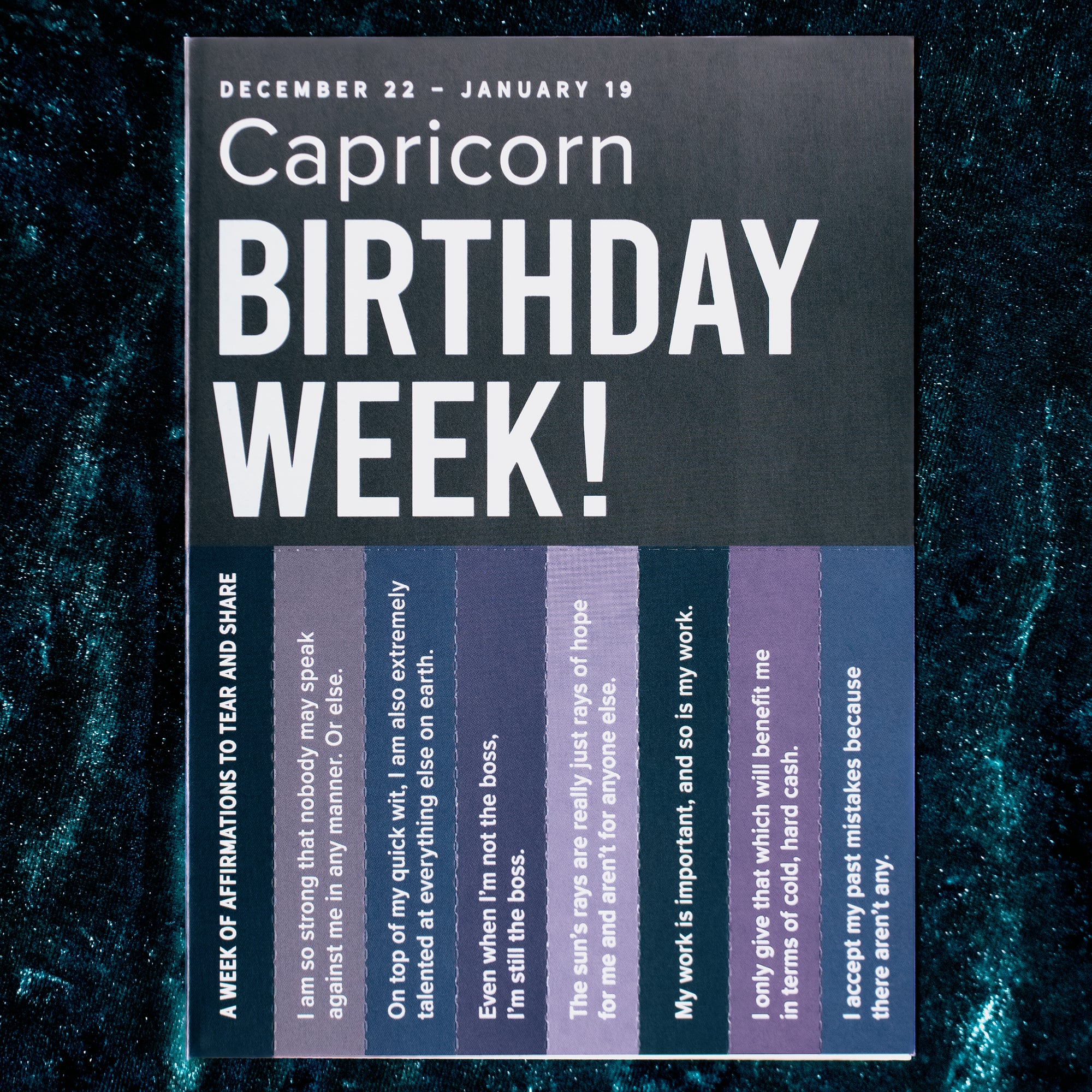 Capricorn Astrology Greeting Card - Astrology Greeting Card