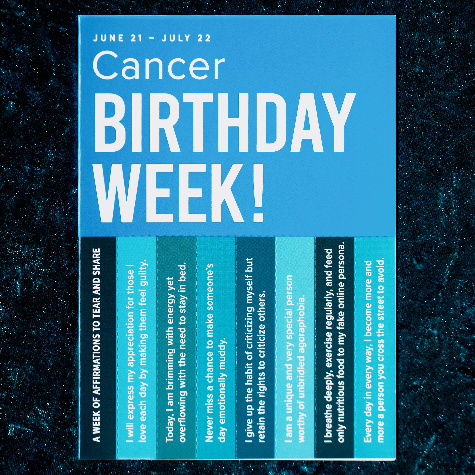 Cancer Astrology Greeting Card - Astrology Greeting Card