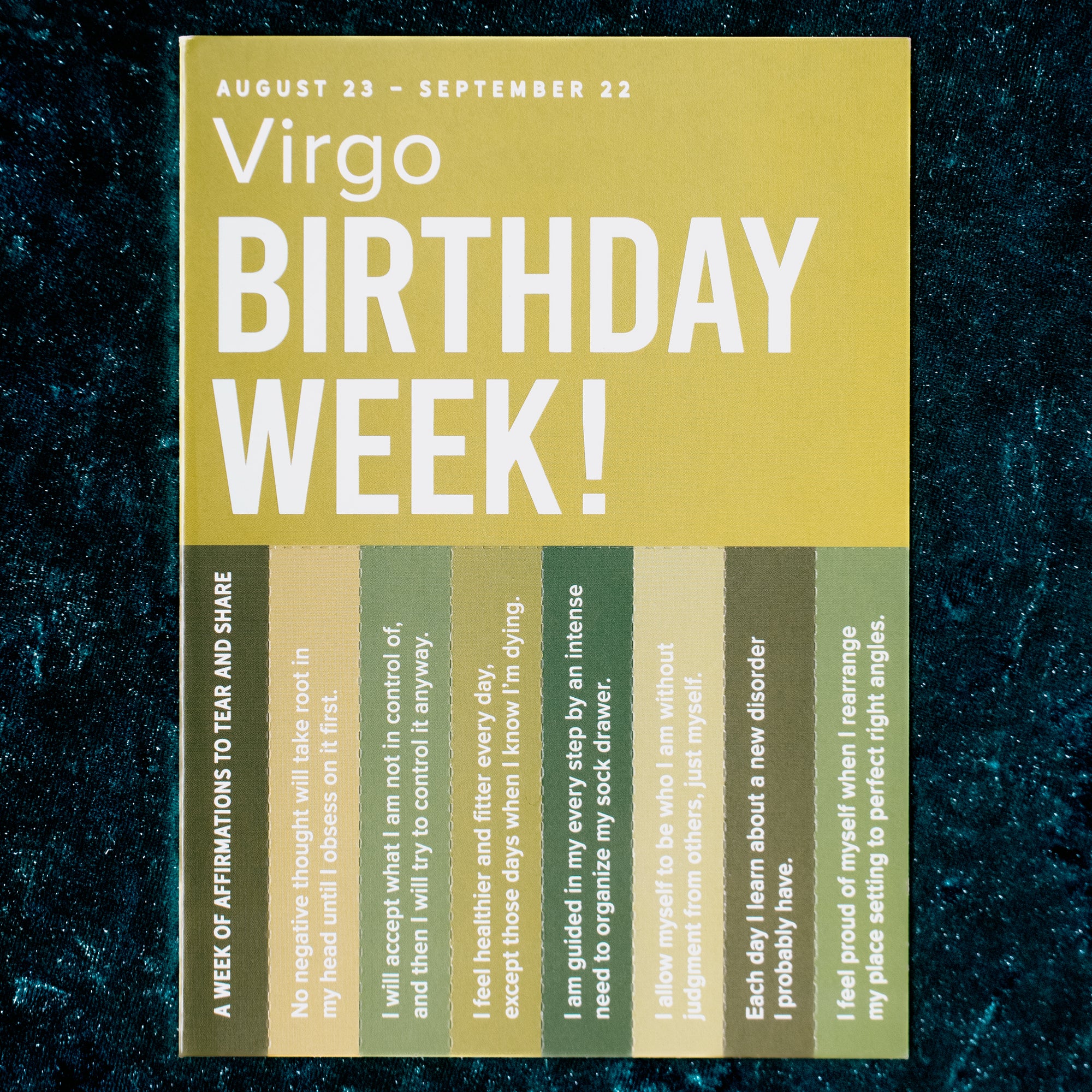 Virgo Astrology Greeting Card - Astrology Greeting Card