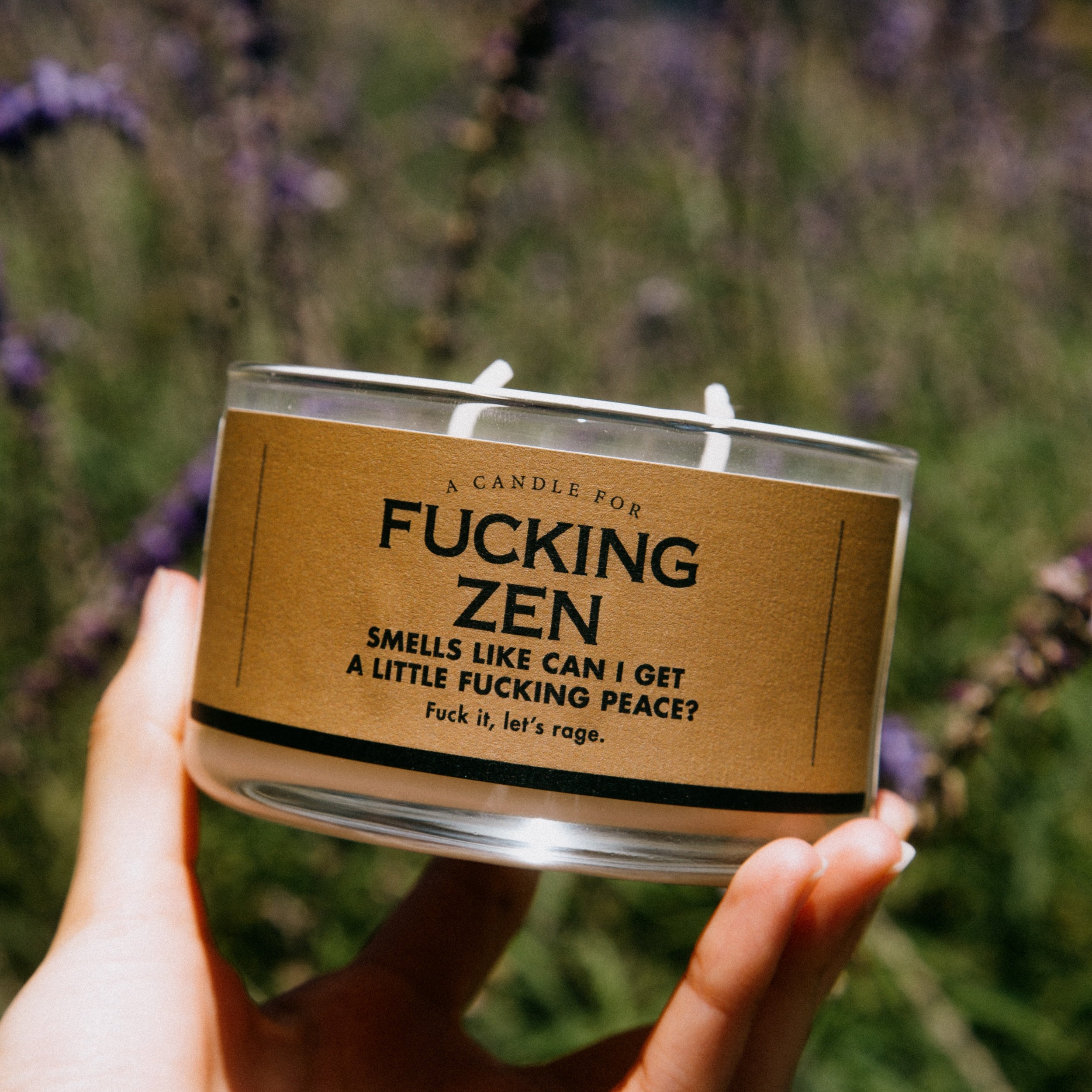 A Candle for Fucking Zen - Whiskey River Soap Co.