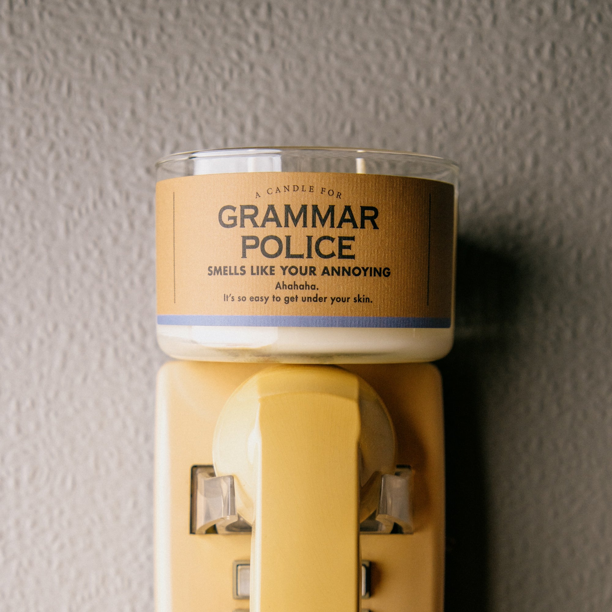 A Candle for Grammar Police