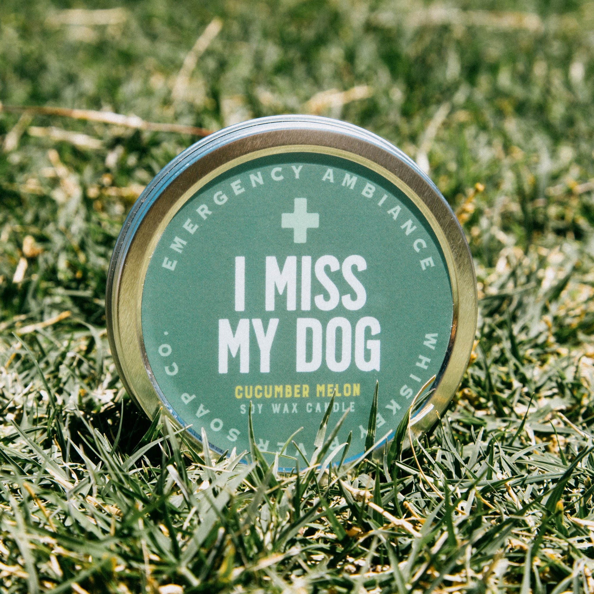 I Miss My Dog Emergency Ambiance Travel Tin