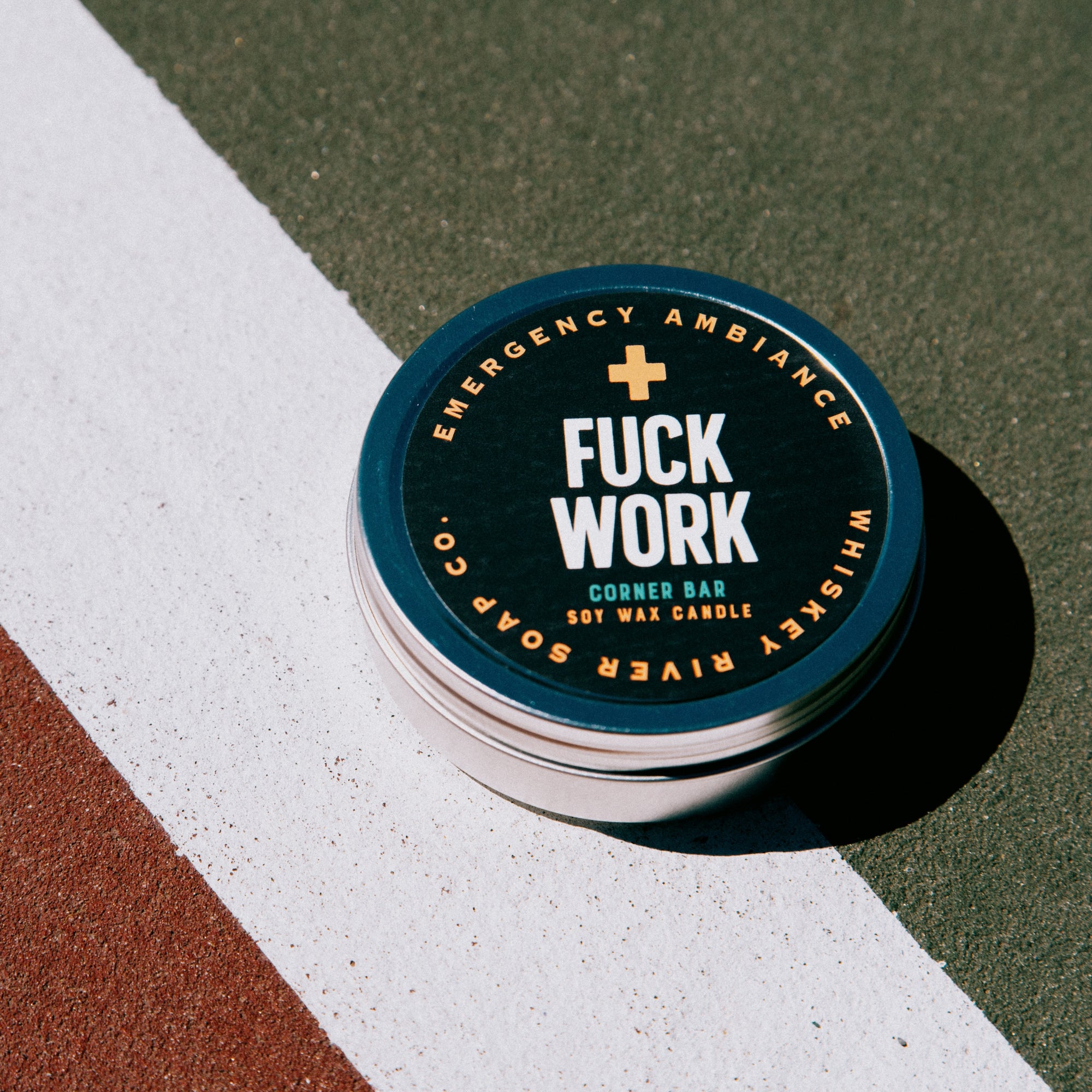 Fuck Work Emergency Ambiance Travel Tin