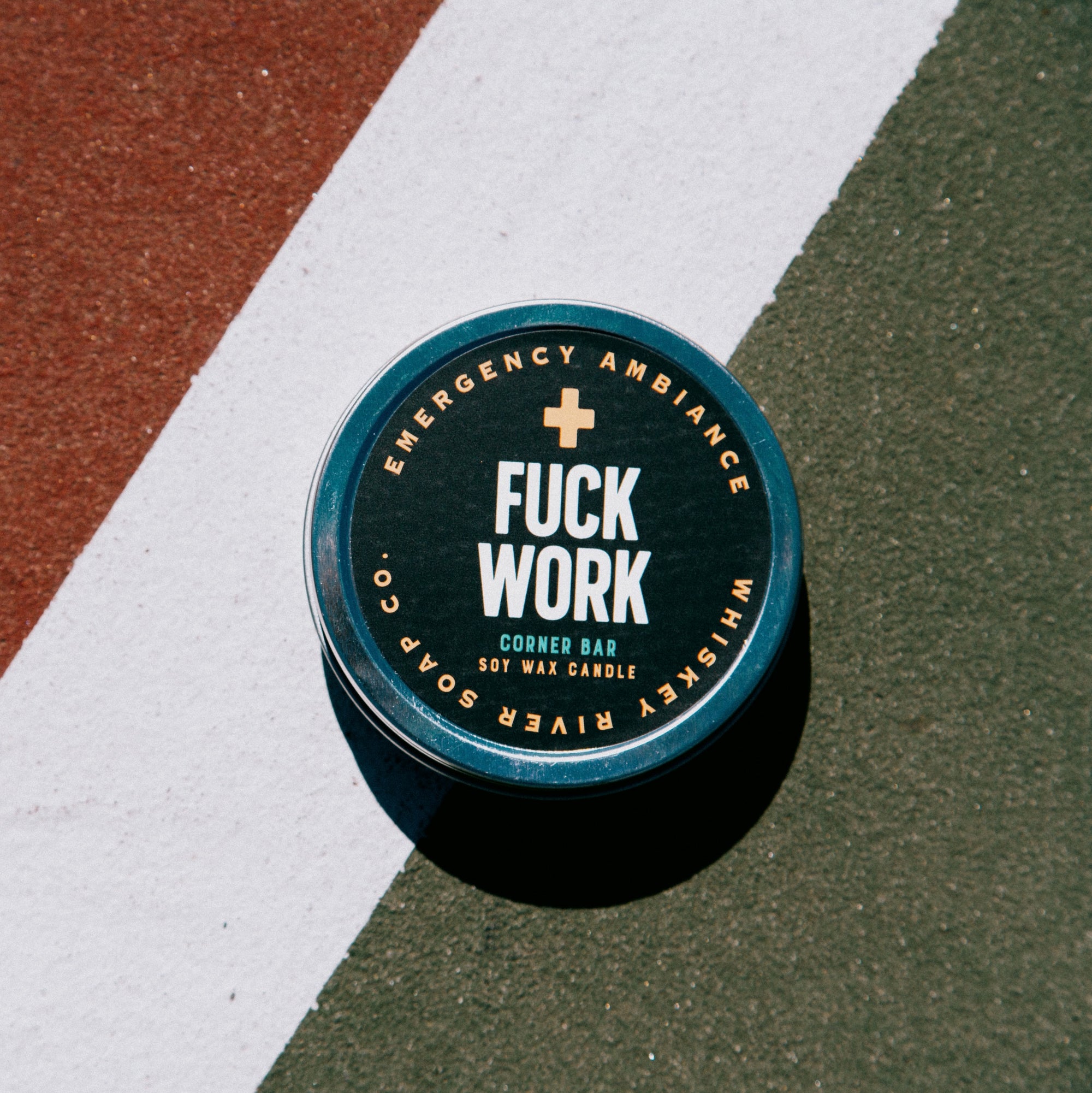 Fuck Work Emergency Ambiance Travel Tin