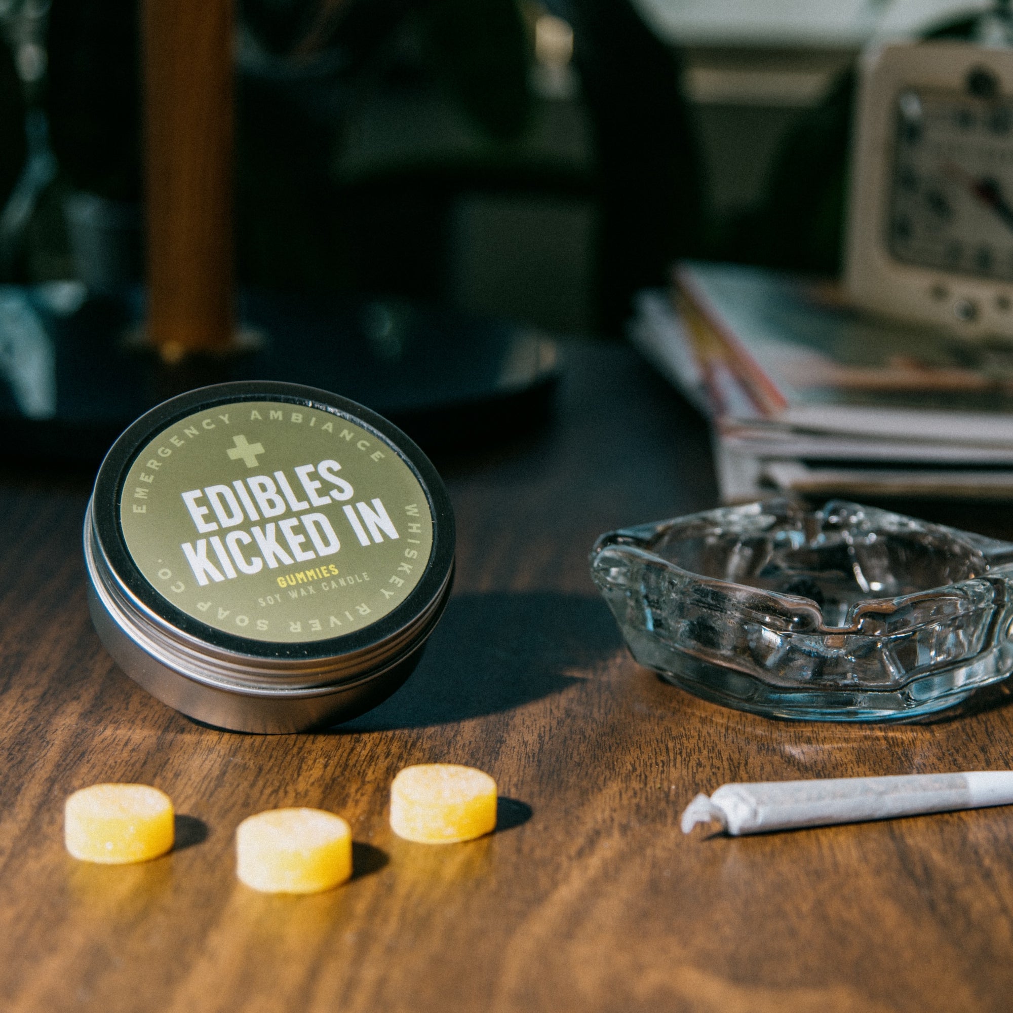 Edibles Kicked In Emergency Ambiance Travel Tin