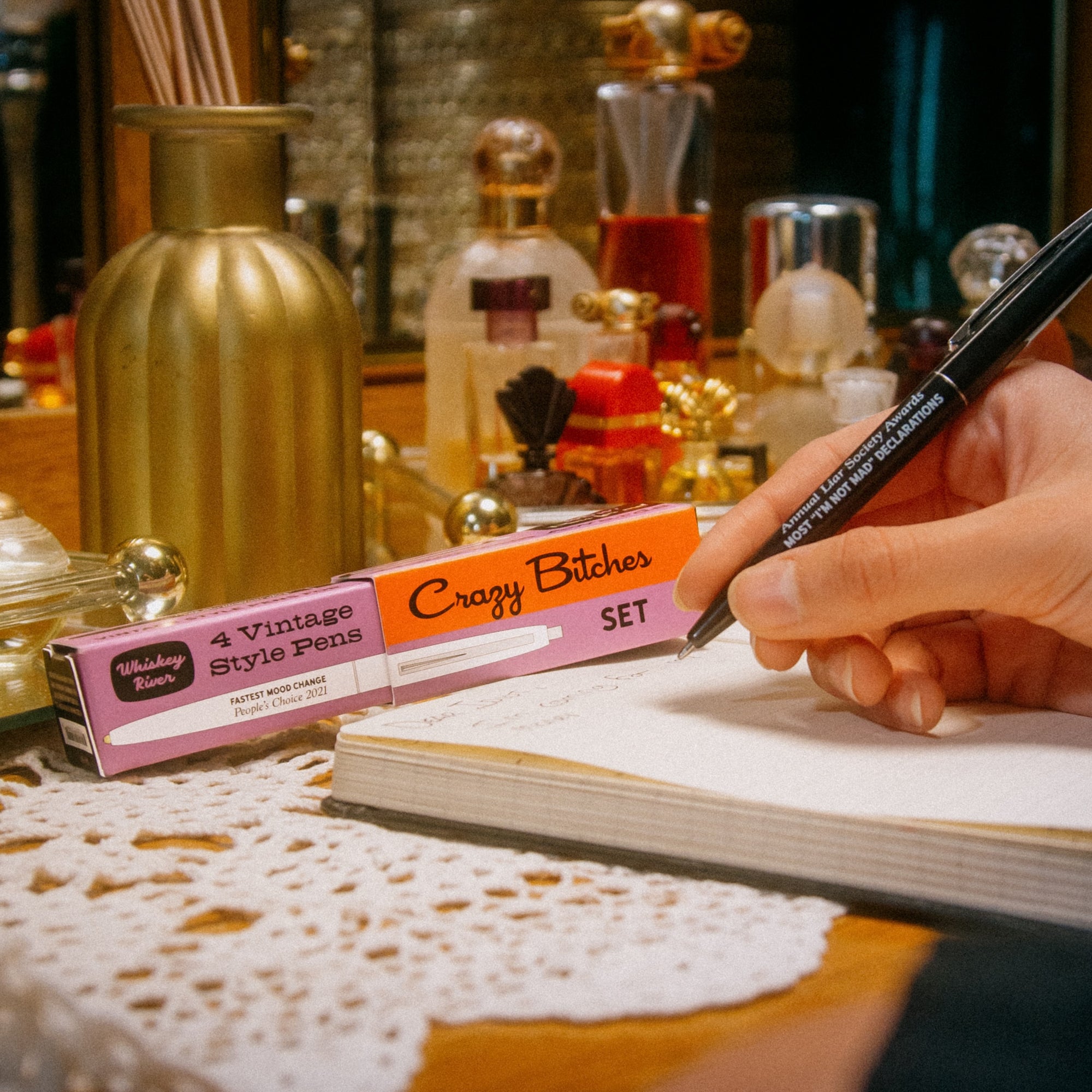 Crazy Bitches Awards Pen Set