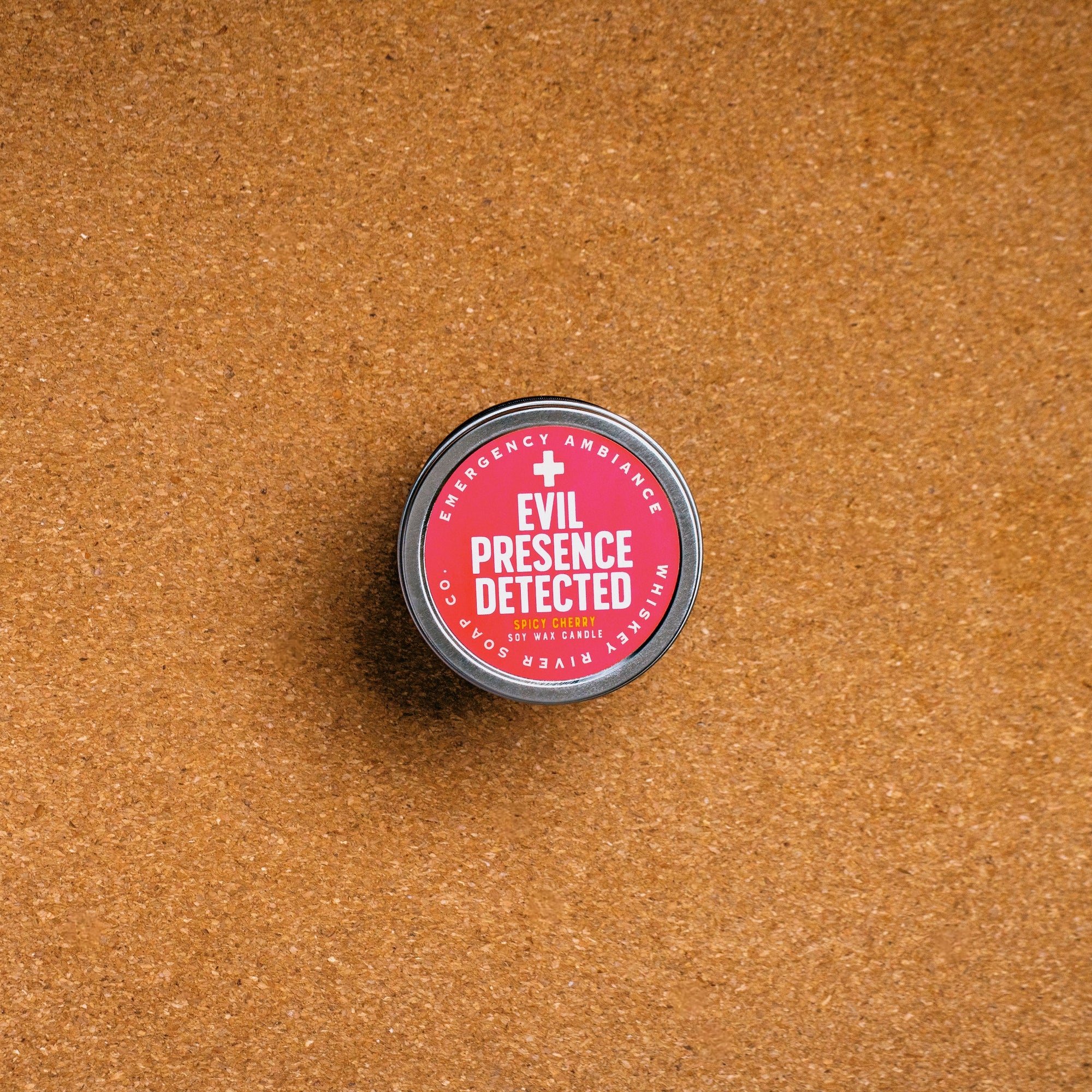 Evil Presence Detected Emergency Ambiance Travel Tin