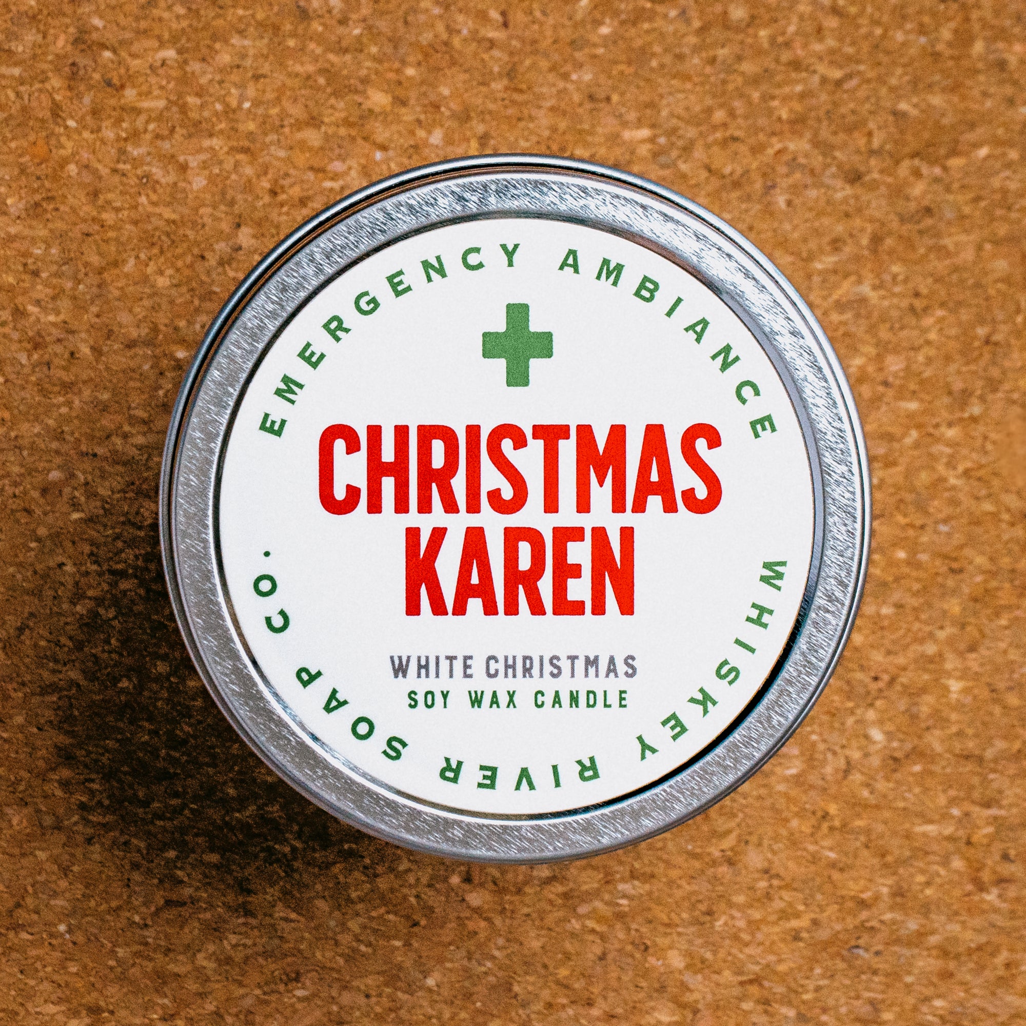 Christmas Karen Emergency Ambiance Travel Tin