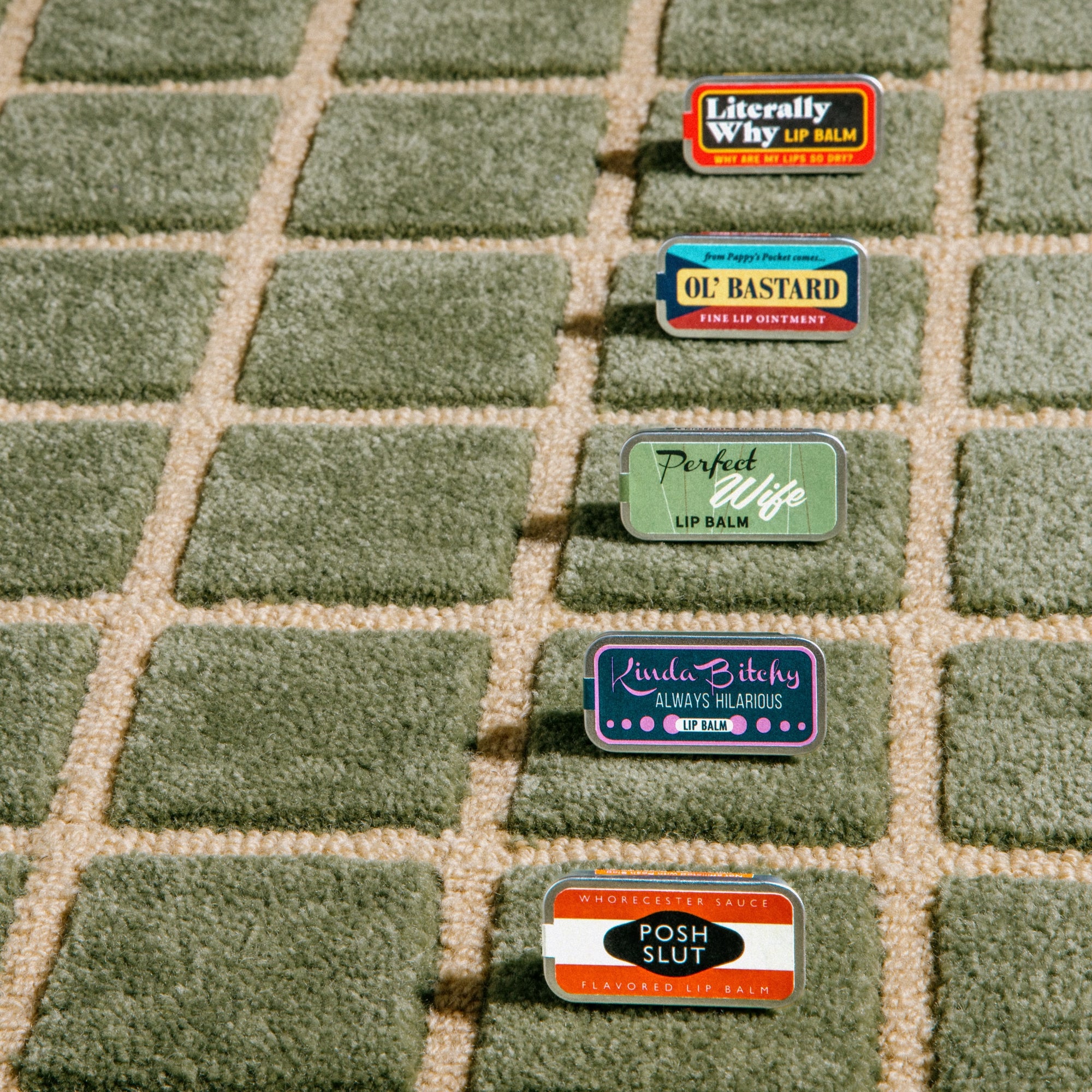 Swole Thick Ass Old School Lip Balm Tin