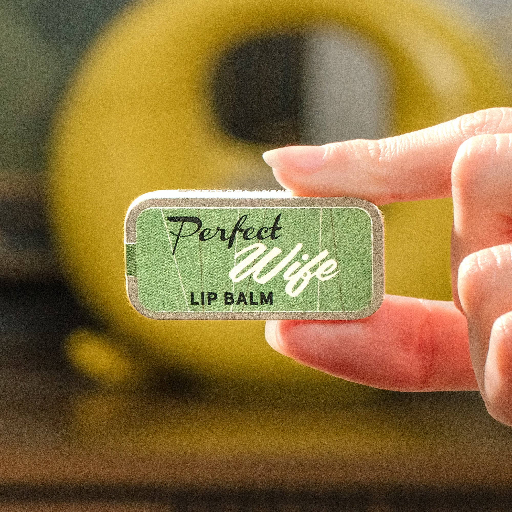 "Perfect Wife" Old School Lip Balm Tin