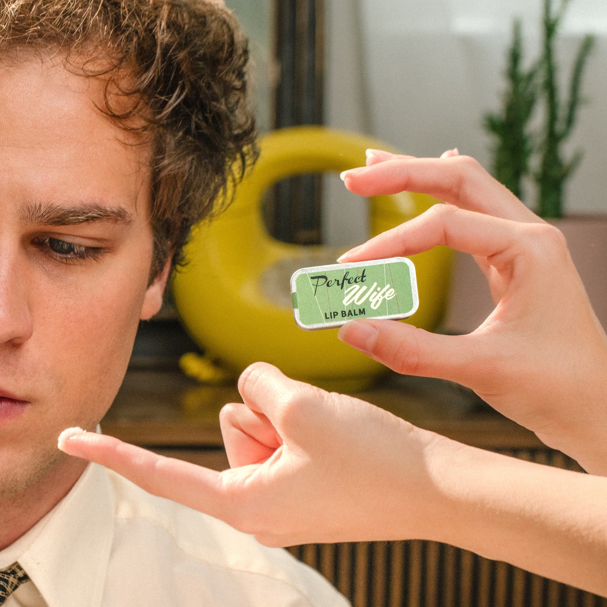 "Perfect Wife" Old School Lip Balm Tin