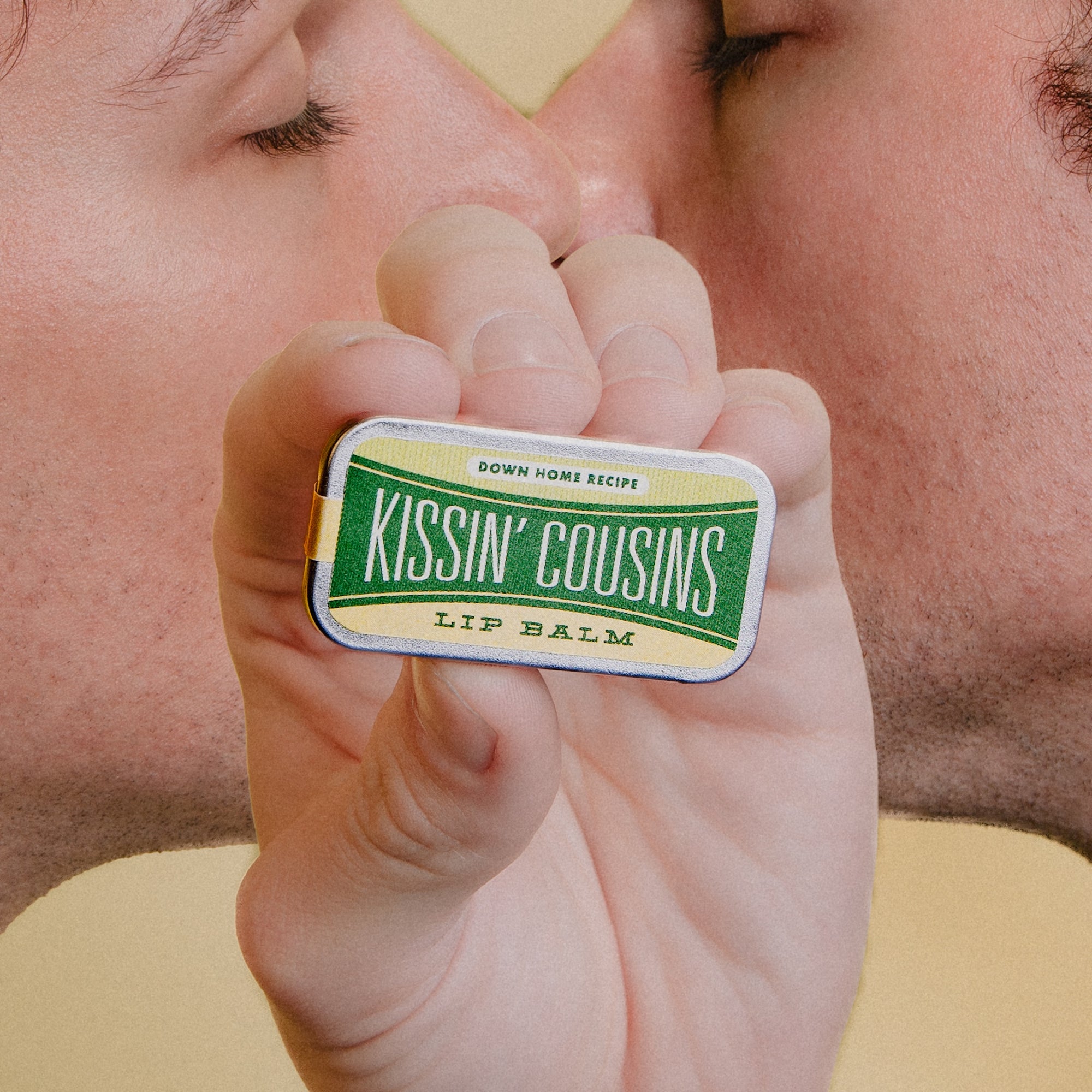 "Kissin' Cousins" Old School Lip Balm Tin