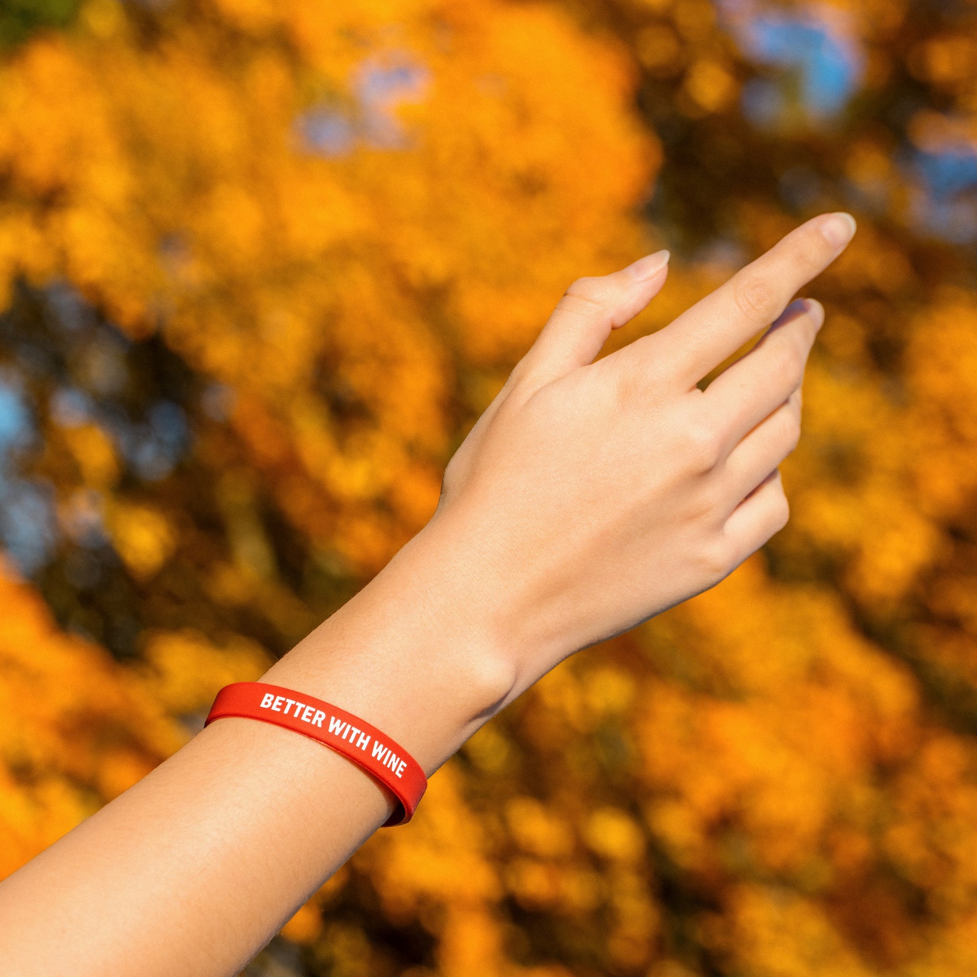 "Better With Wine" Awareness Band