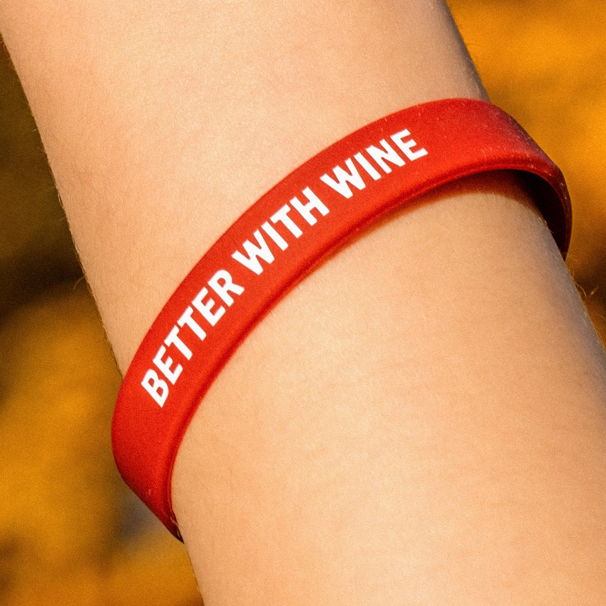 "Better With Wine" Awareness Band