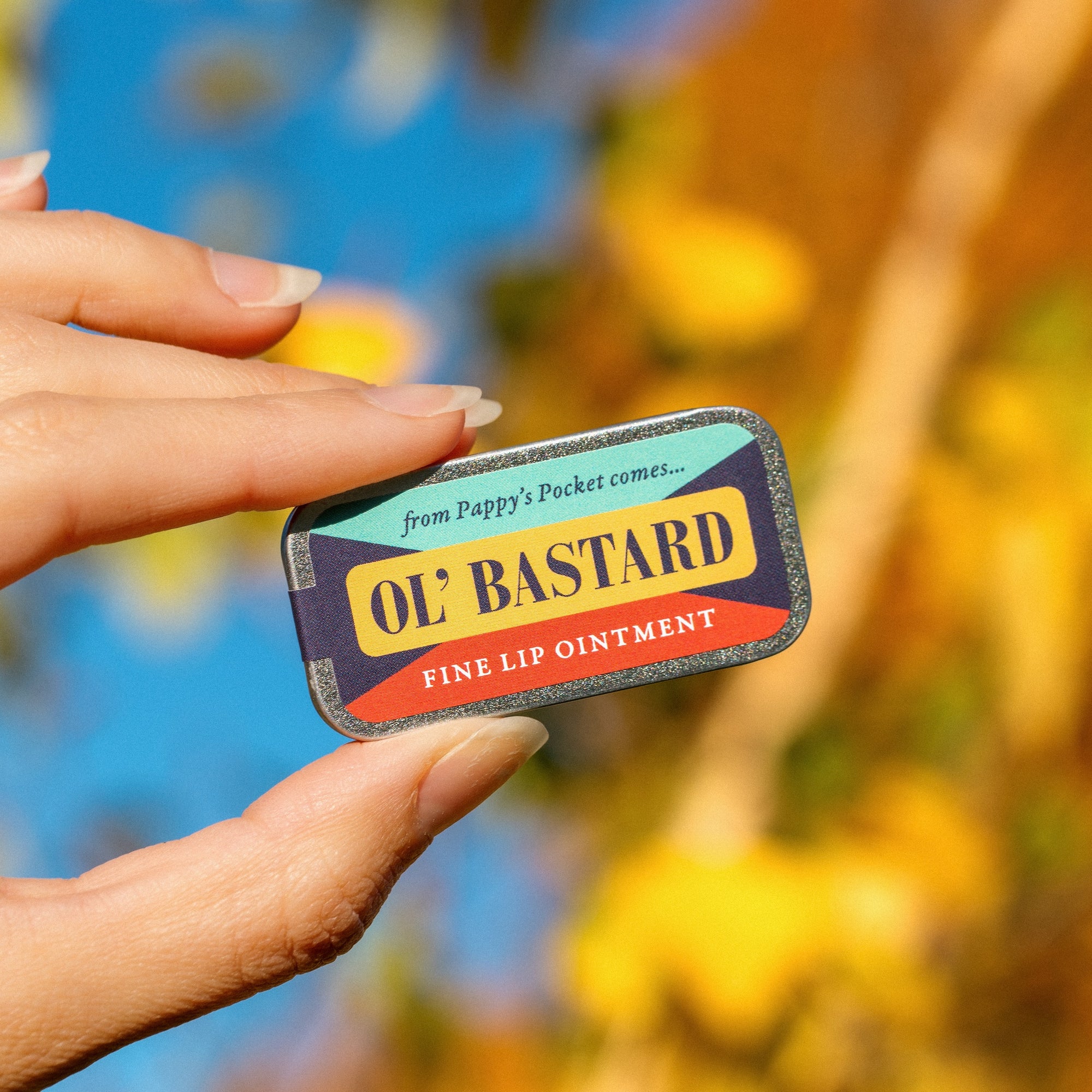 "Ol' Bastard" Old School Lip Balm Tin