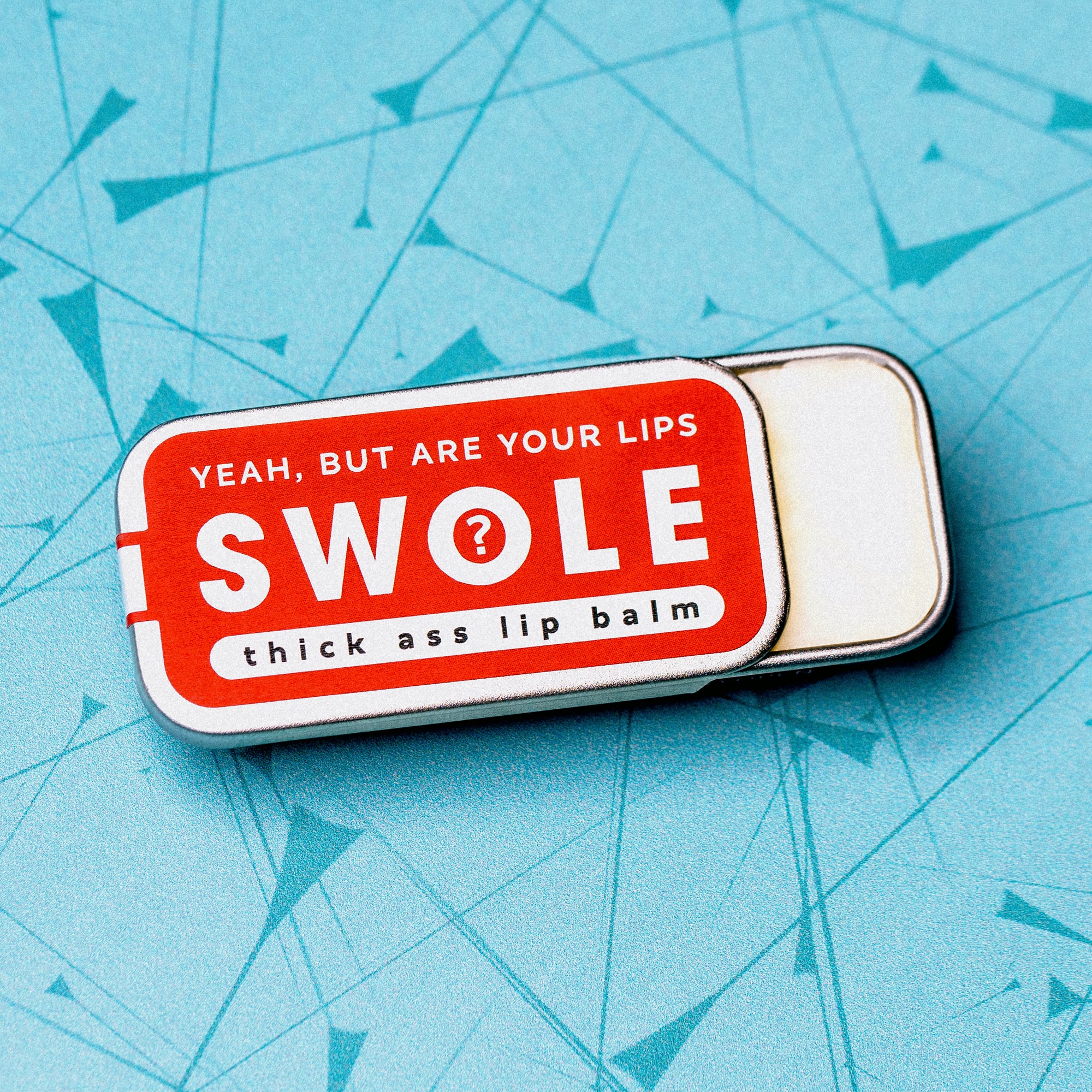 Swole Thick Ass Old School Lip Balm Tin