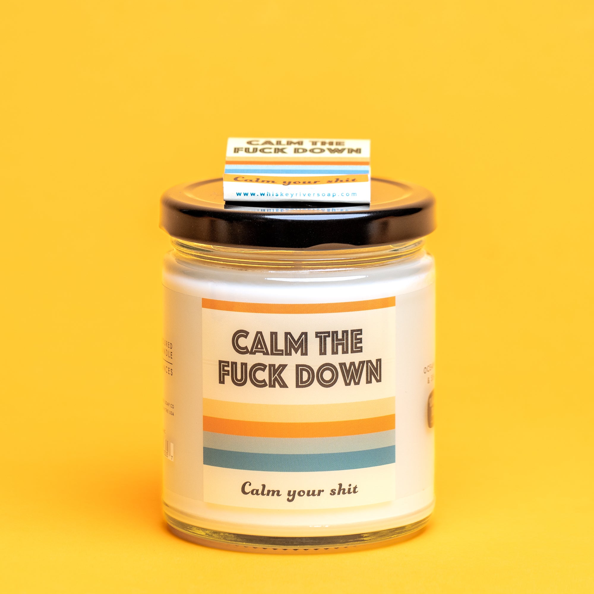 Calm the Fuck Down Candle and Matchbook