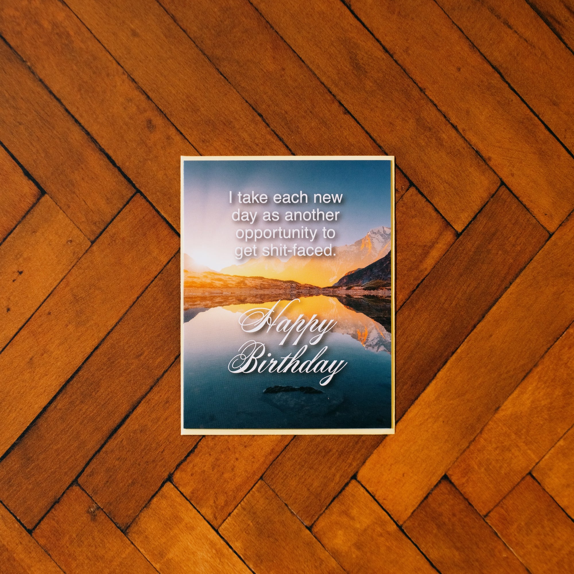 Shit-faced Every Day Greeting Card