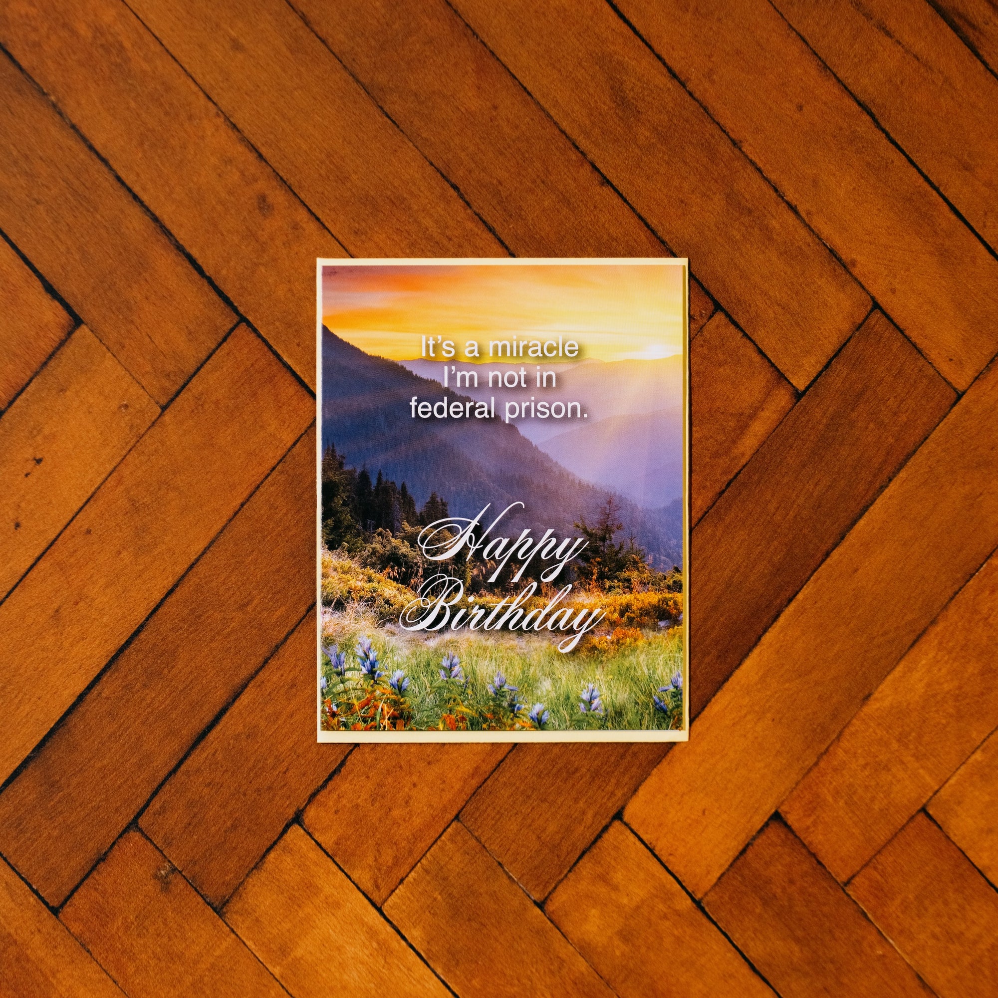 Federal Prison Greeting Card