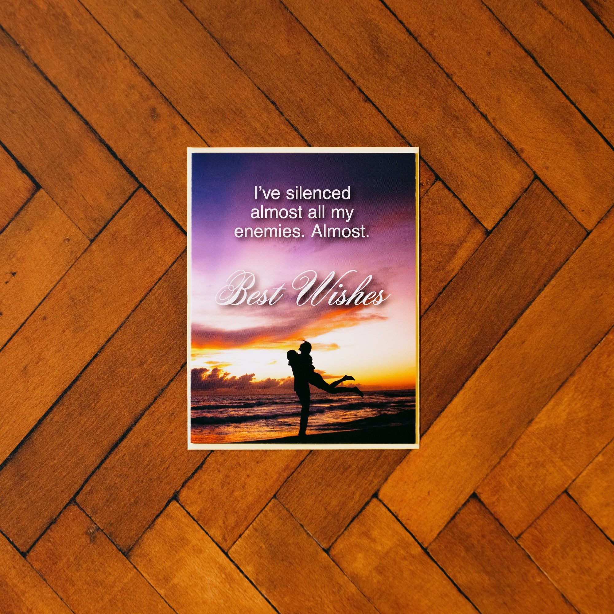 Silenced Enemies Greeting Card