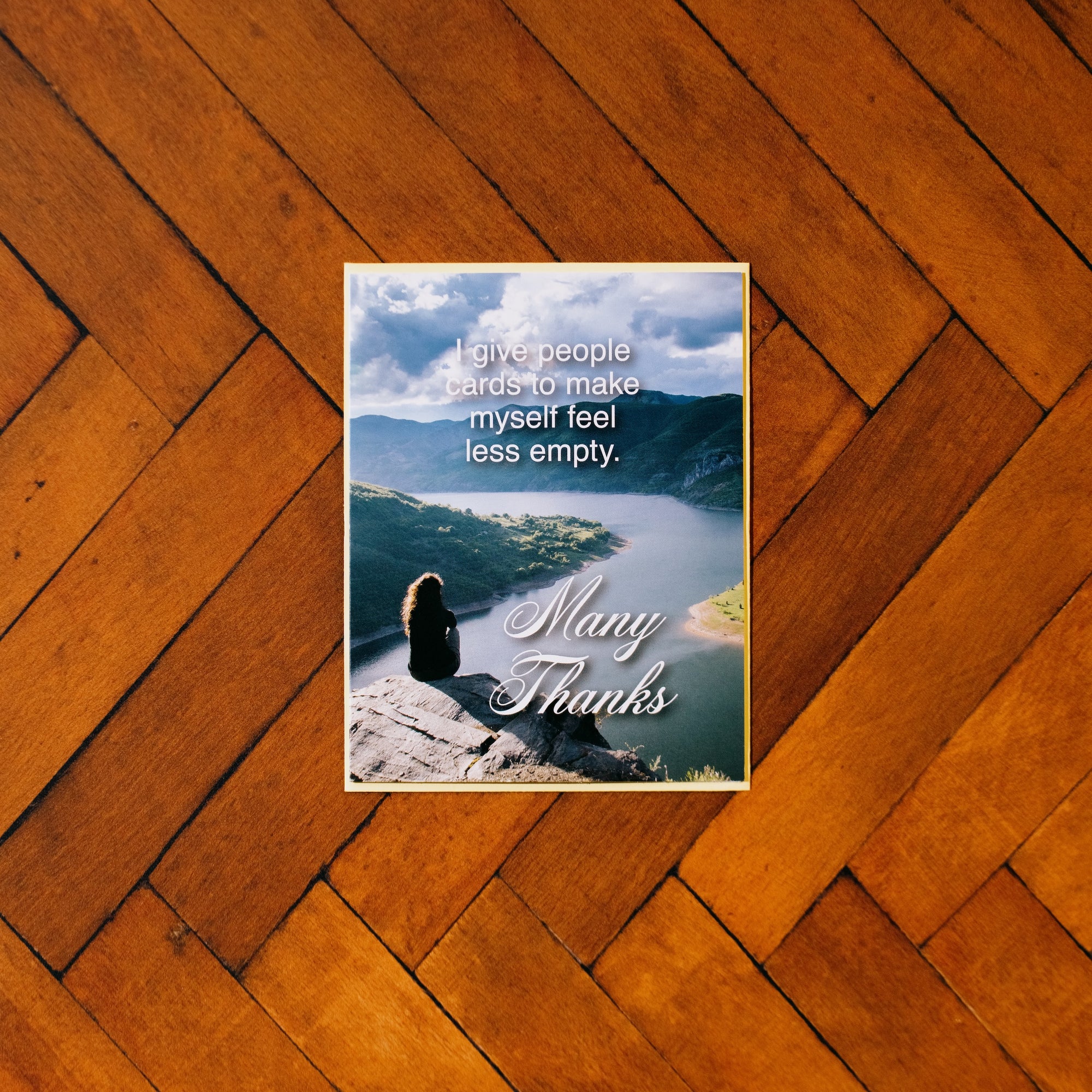 Less Empty Greeting Card