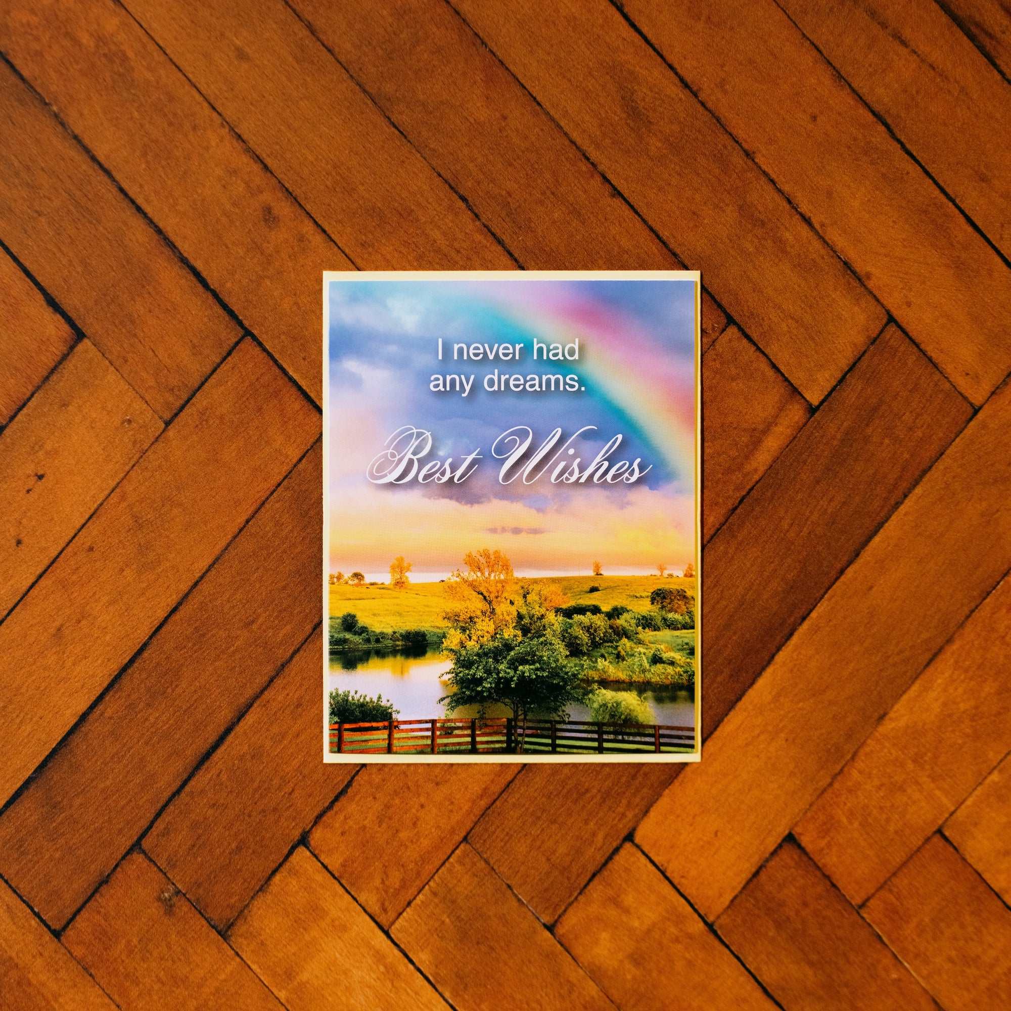 Never Had Any Dreams Greeting Card