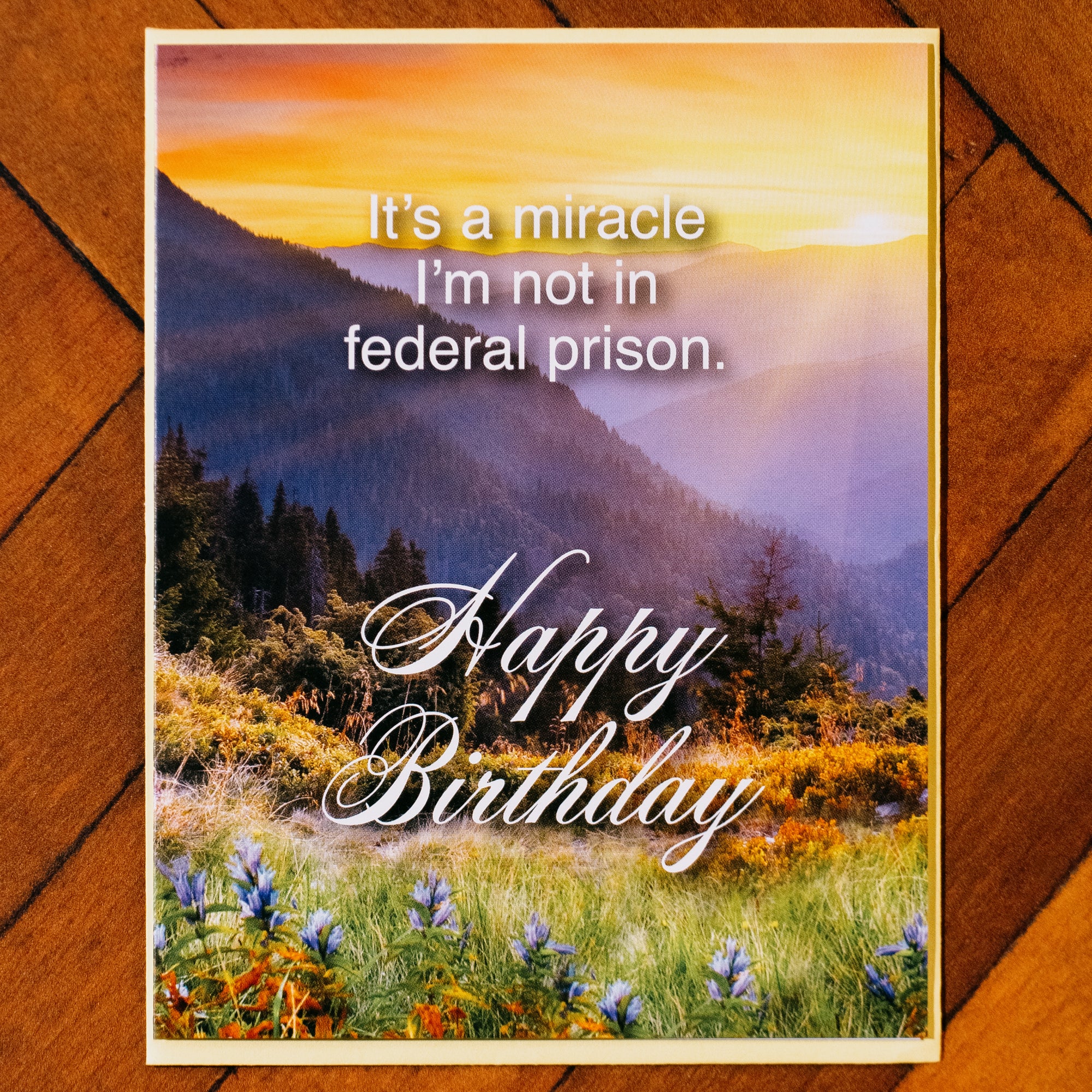 Federal Prison Greeting Card