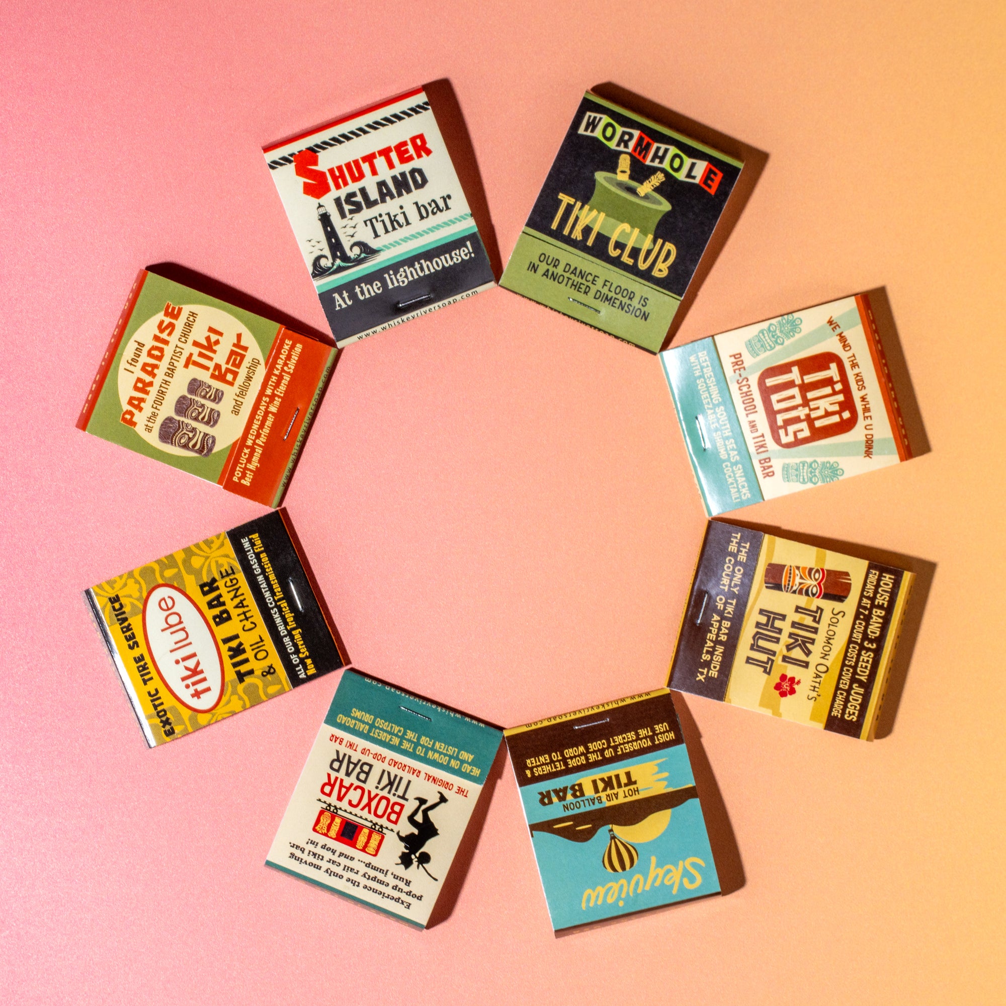 Tiki Bar Matchbooks Variety Pack: Tiki Tots