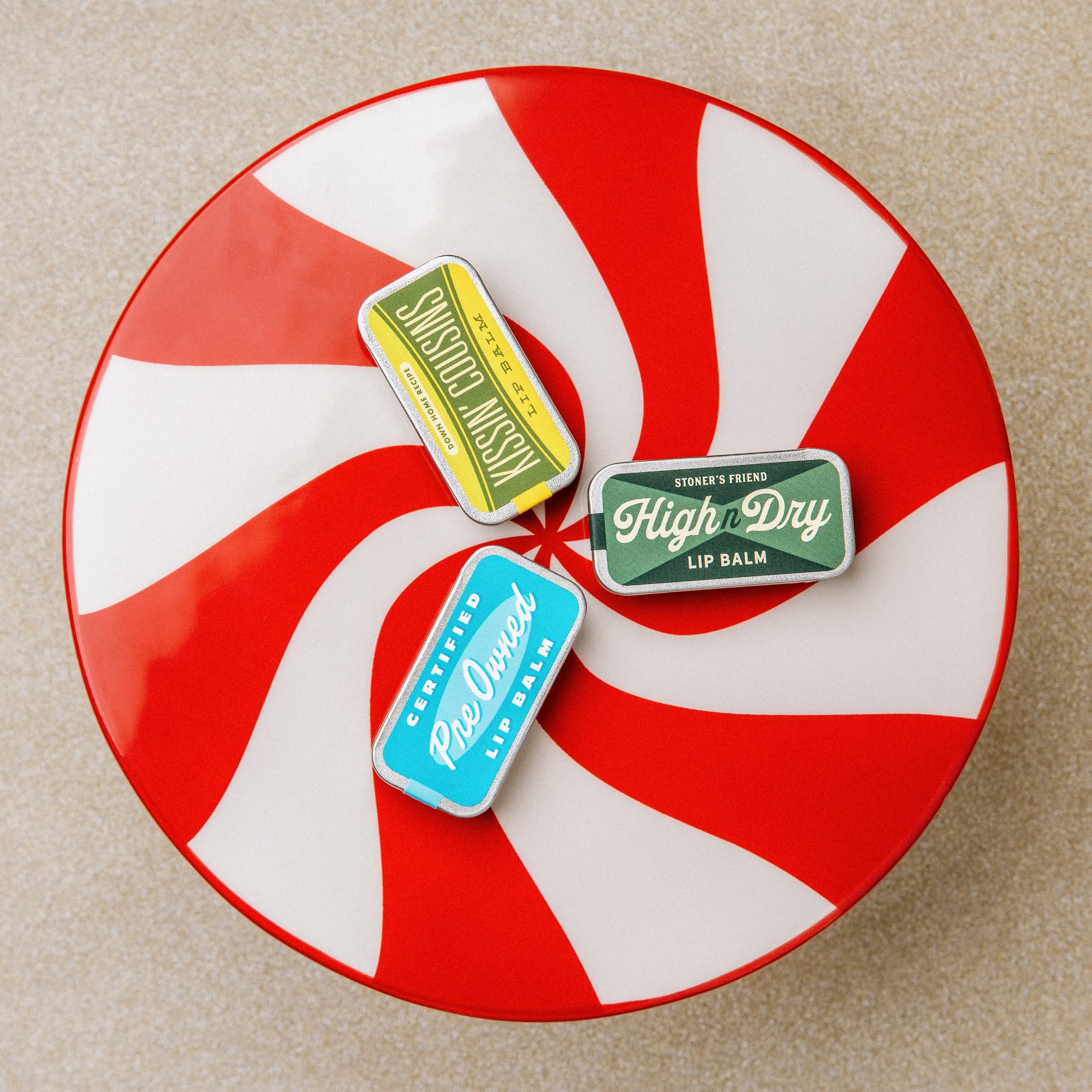 "Pre-Owned" Old School Lip Balm Tin